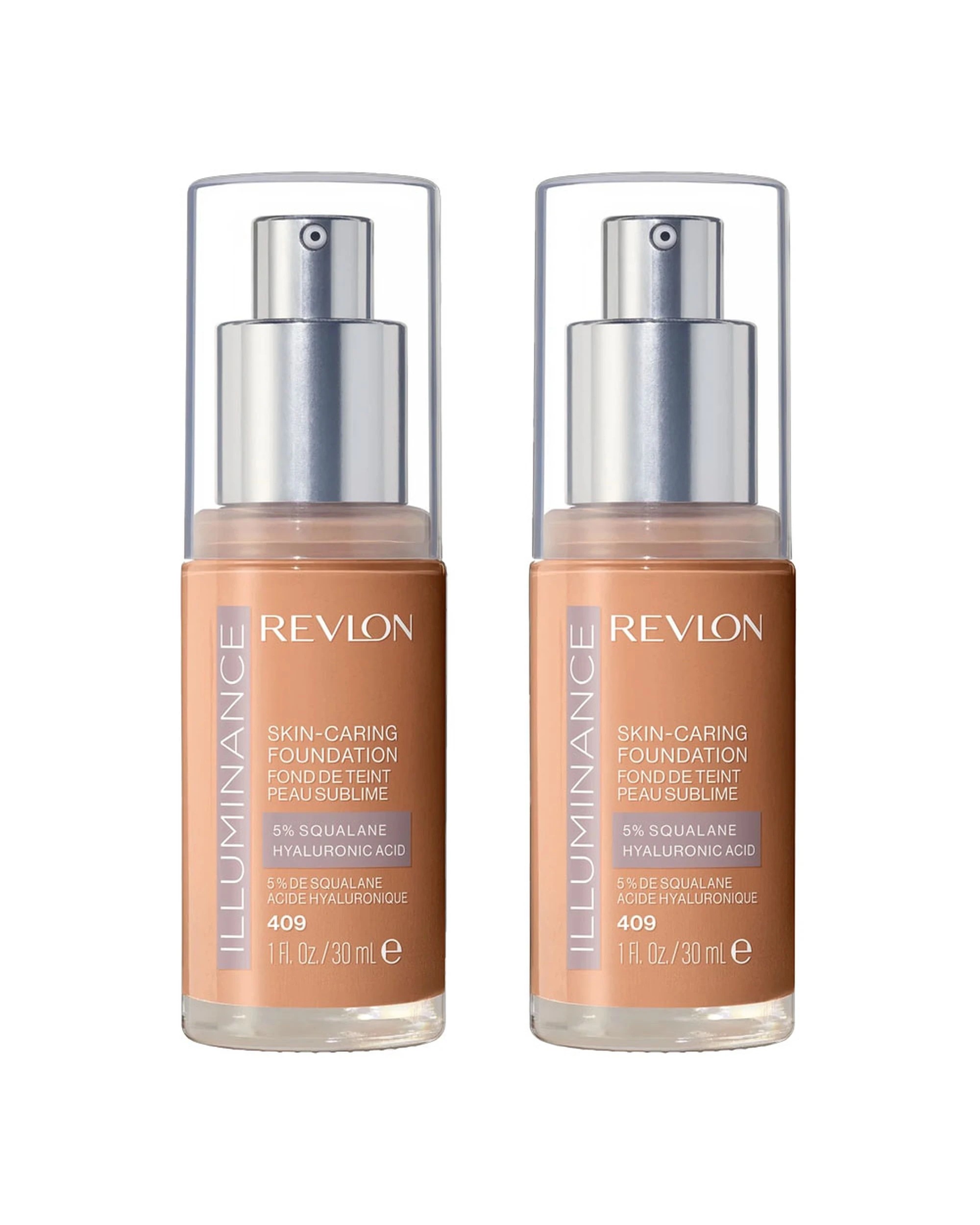 1 Revlon Illuminance Skin-caring Foundation 30ml 409 Brulee - 2 Pack, 1 of 1