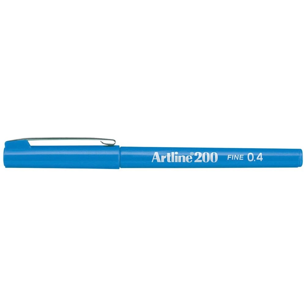 1 Artline 200 Fineliner Pen Bright Blue, 1 of 2