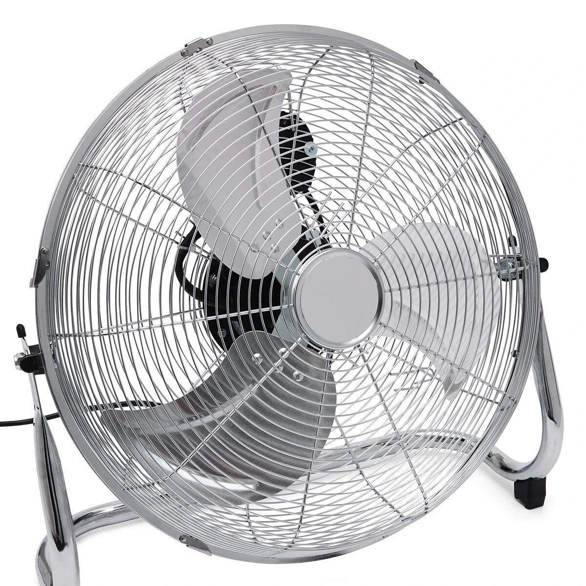 6 40cm High Velocity Chrome Metal Fan, 6 of 9