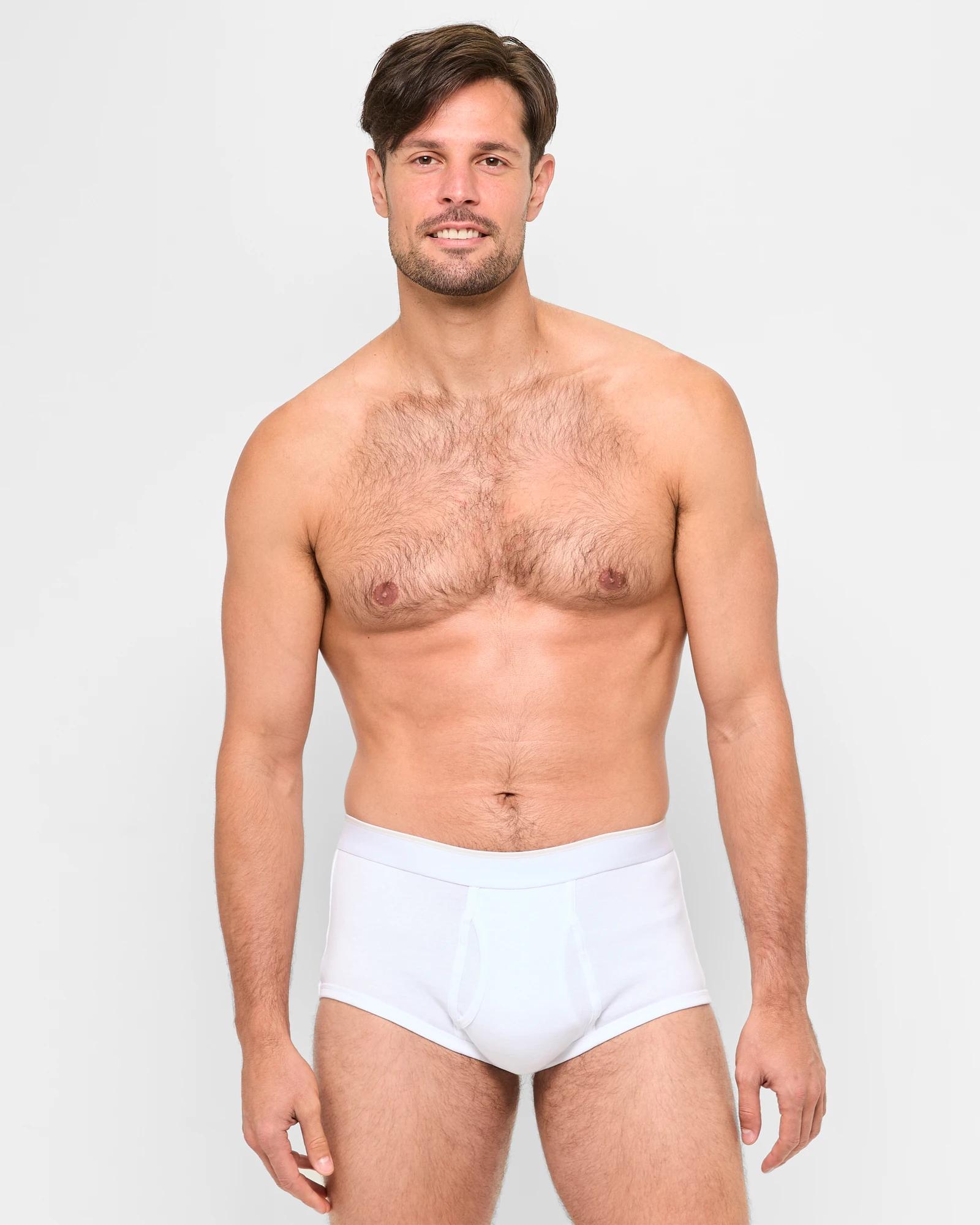 2 Australian Cotton Blend 3 Pack Classic Briefs - Maxx WHITE, 2 of 4