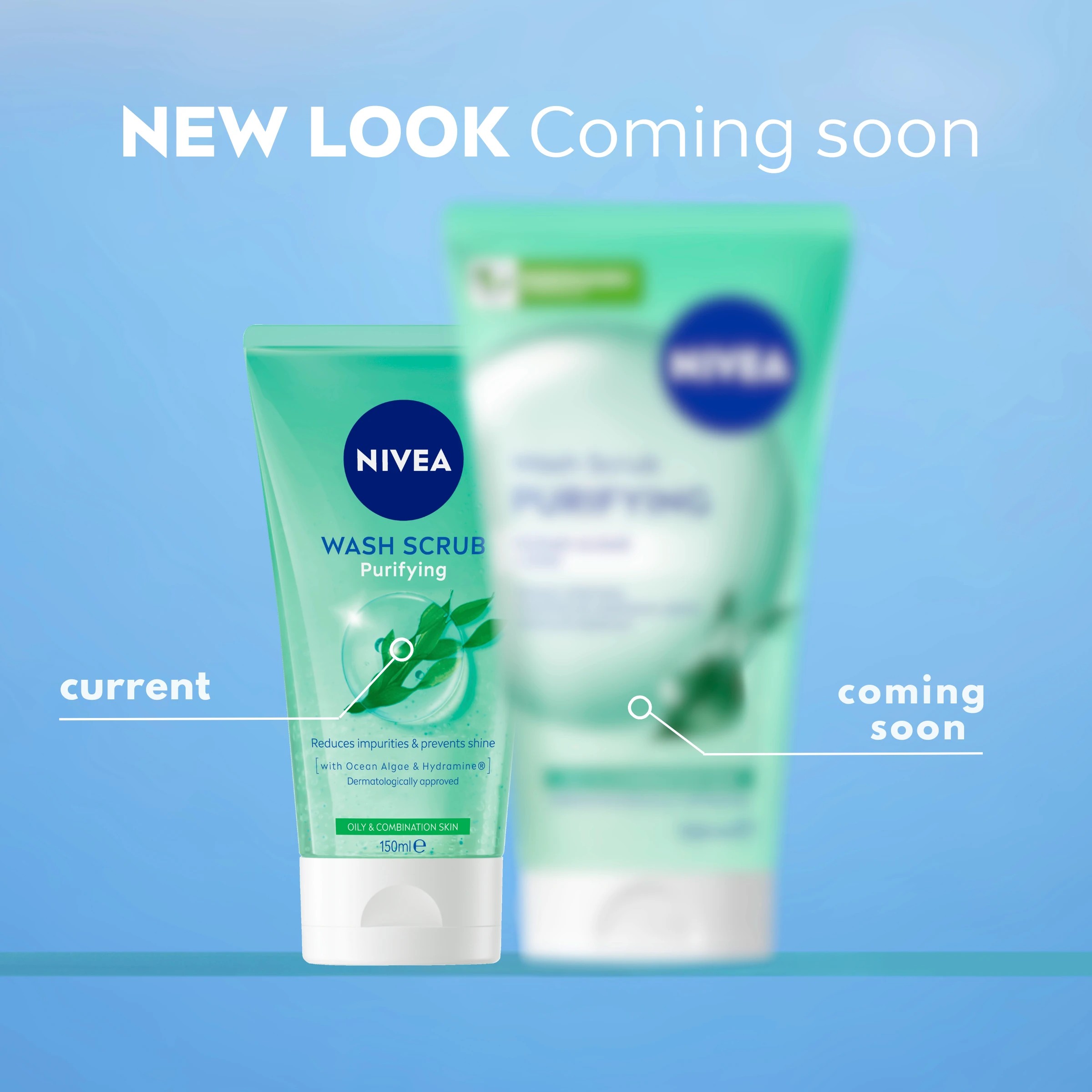 3 Nivea Purifying Wash Scrub 150ml - Ocean Algae and Hydramine, 3 of 8