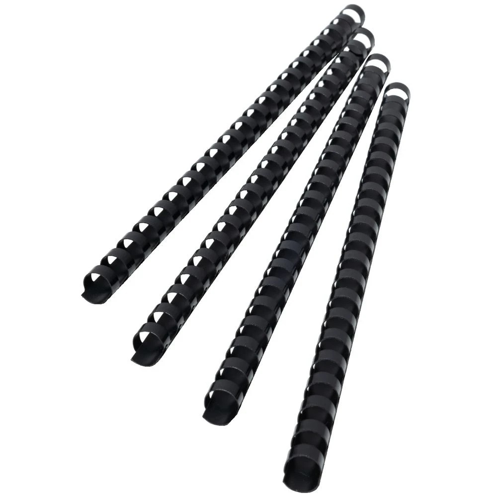 2 J.Burrows Binding Combs 21 Loop 12mm Black 100 Pack, 2 of 3