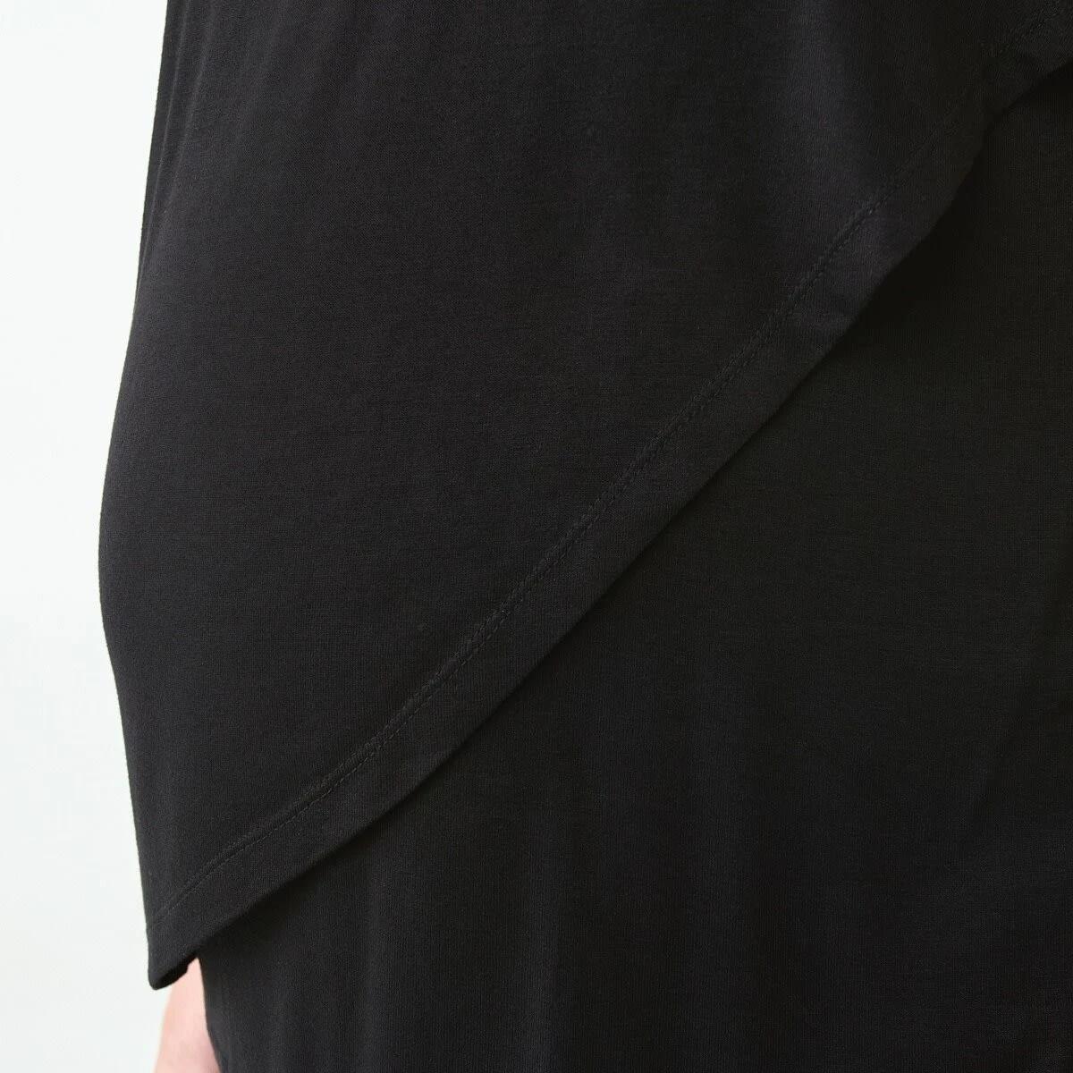6 Maternity Overlay T-shirt Black, 6 of 7