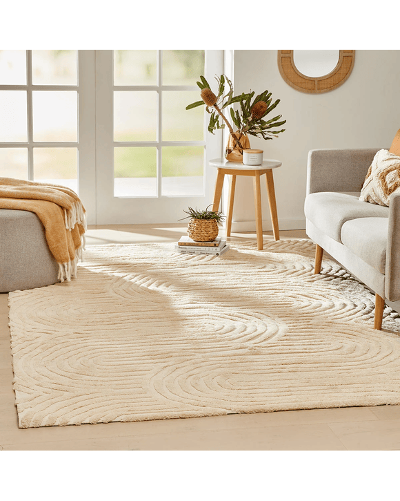 Kmart Arch Rug-Cream, Extra Large-270cm x 180cm - Price History ...
