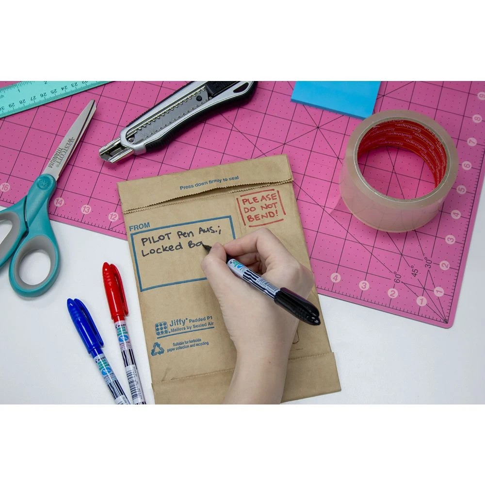 5 PILOT SuperColor Permanent Marker Bullet Extra Fine Black 2Pk, 5 of 5