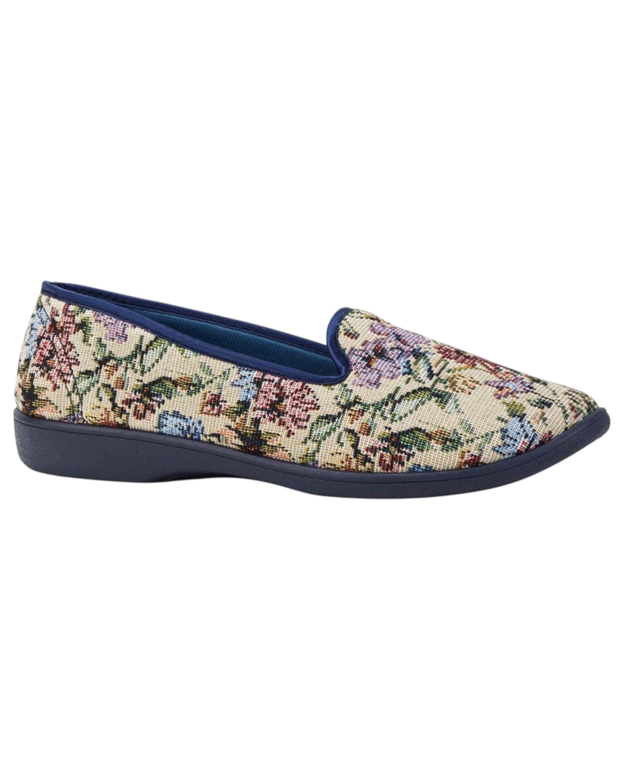 1 Grosby Womens Dalia Slippers Multi Slip On Lightweight Comfortable Casual Shoes MULTI, 1 of 3