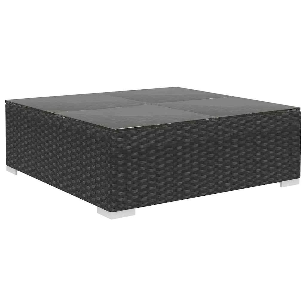 7 vidaXL Garden sofa set Modular - Black, 7 of 9