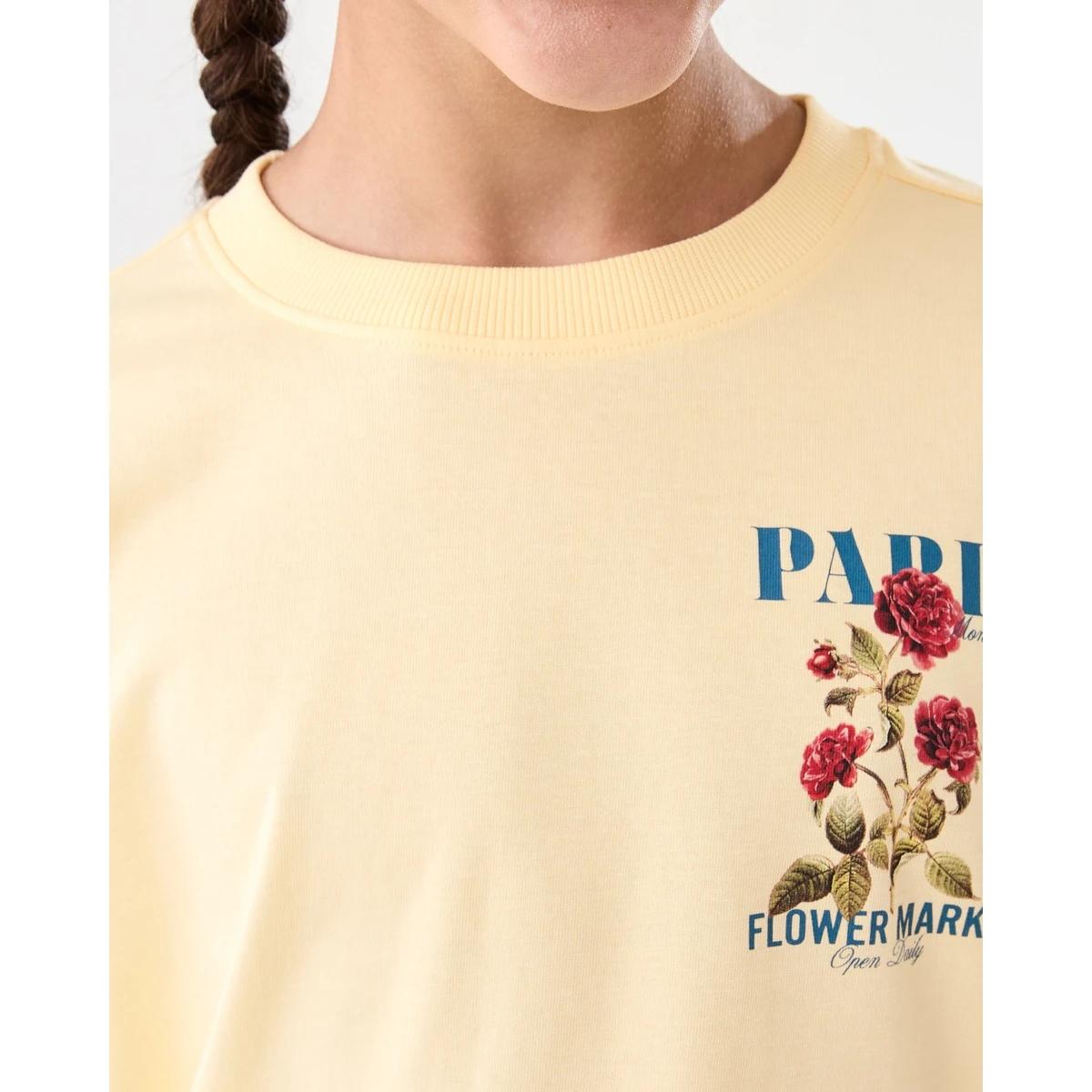 4 Oversized T-shirt Ylw Flower, 4 of 8