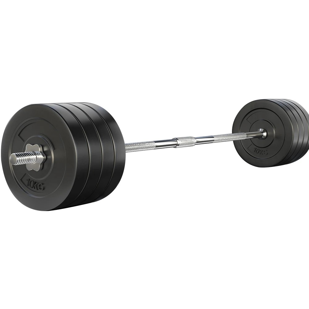 1 Everfit 88kg Barbell Set Weight Plates Bar Lifting Bench 168cm - Multi, 1 of 6