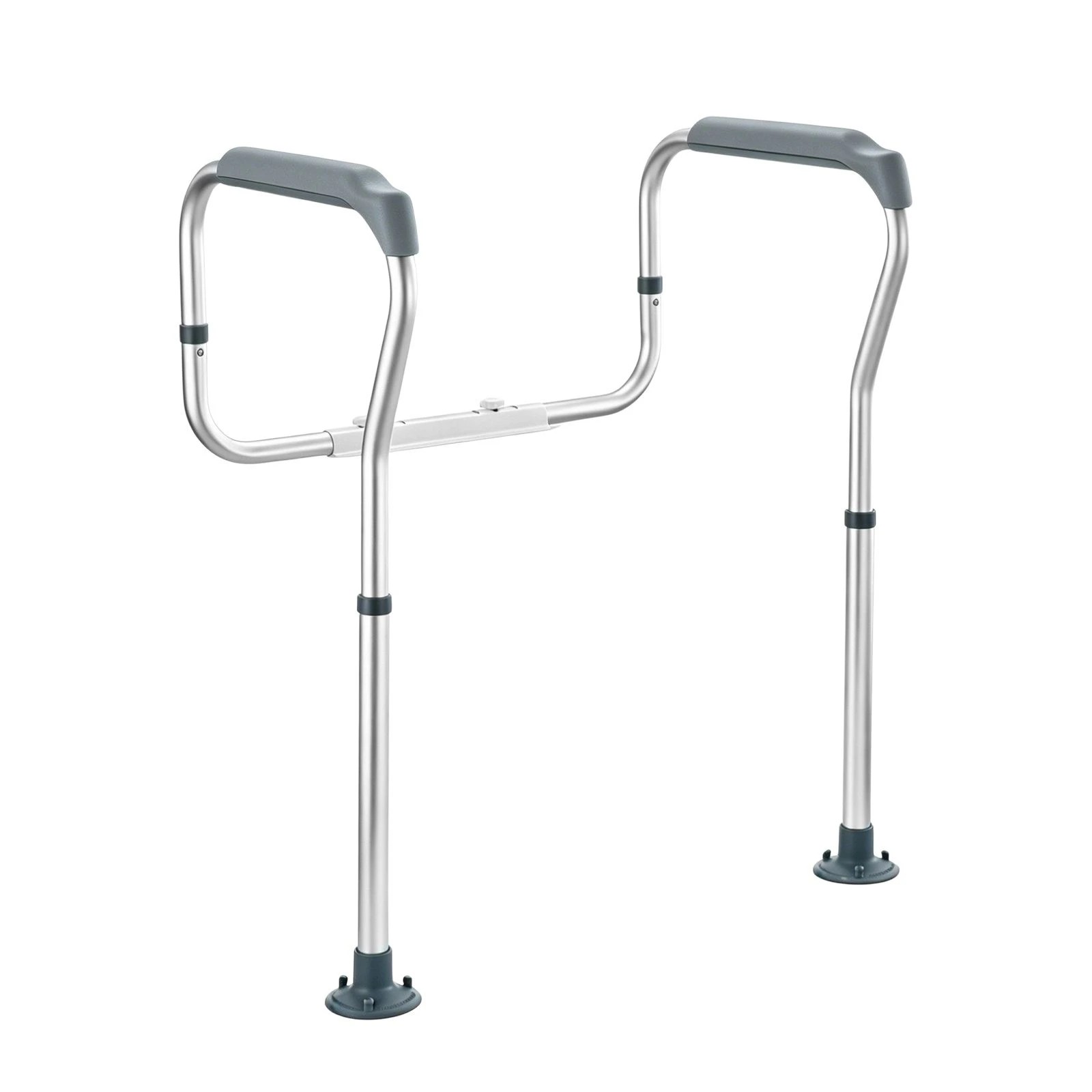 1 Ausway Adjustable Toilet Safety Rails Support Handles for Elderly Handicap Disabled Pregnant 100kg Capacity, 1 of 6