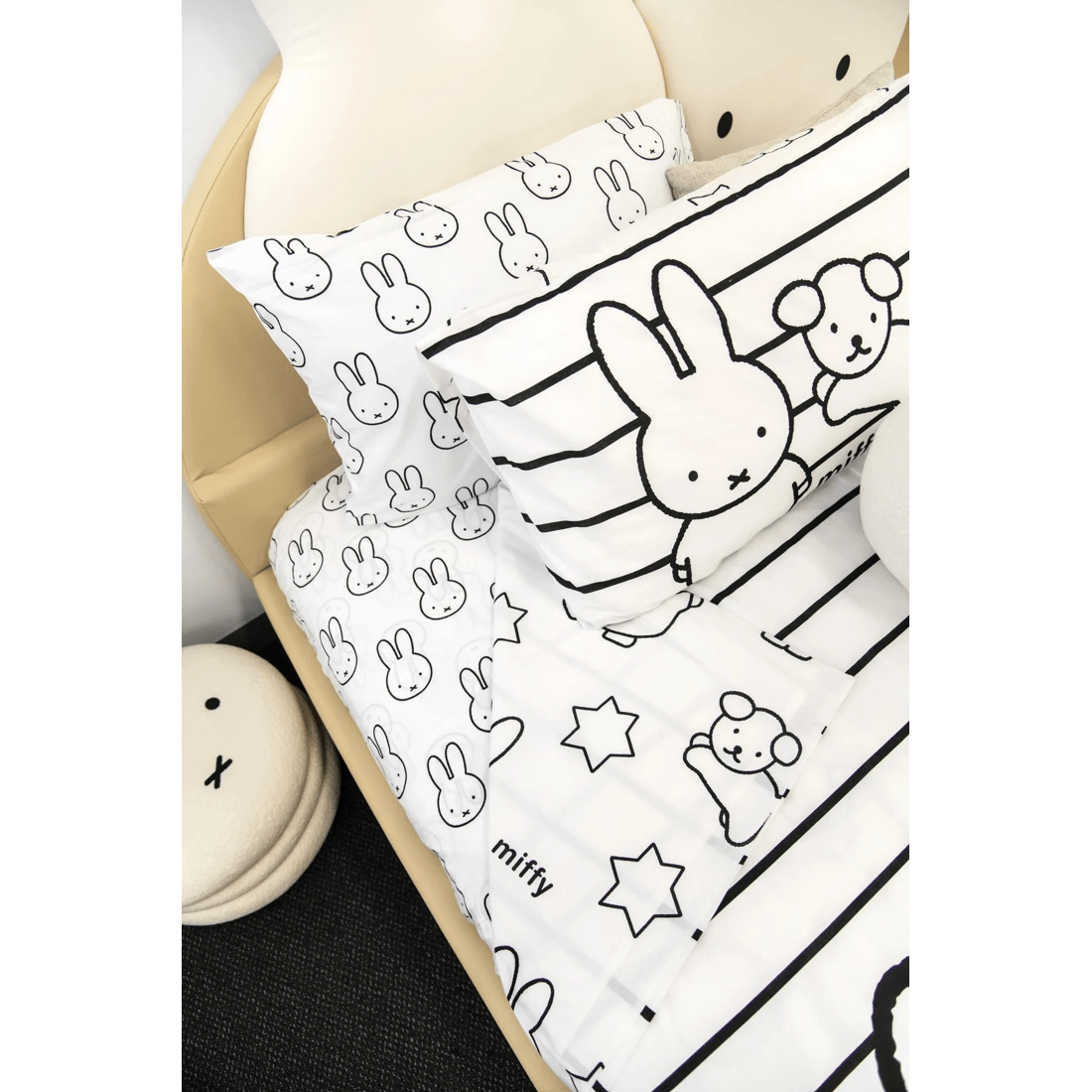 2 Miffy Kids Quilt Cover Set - White, 2 of 4