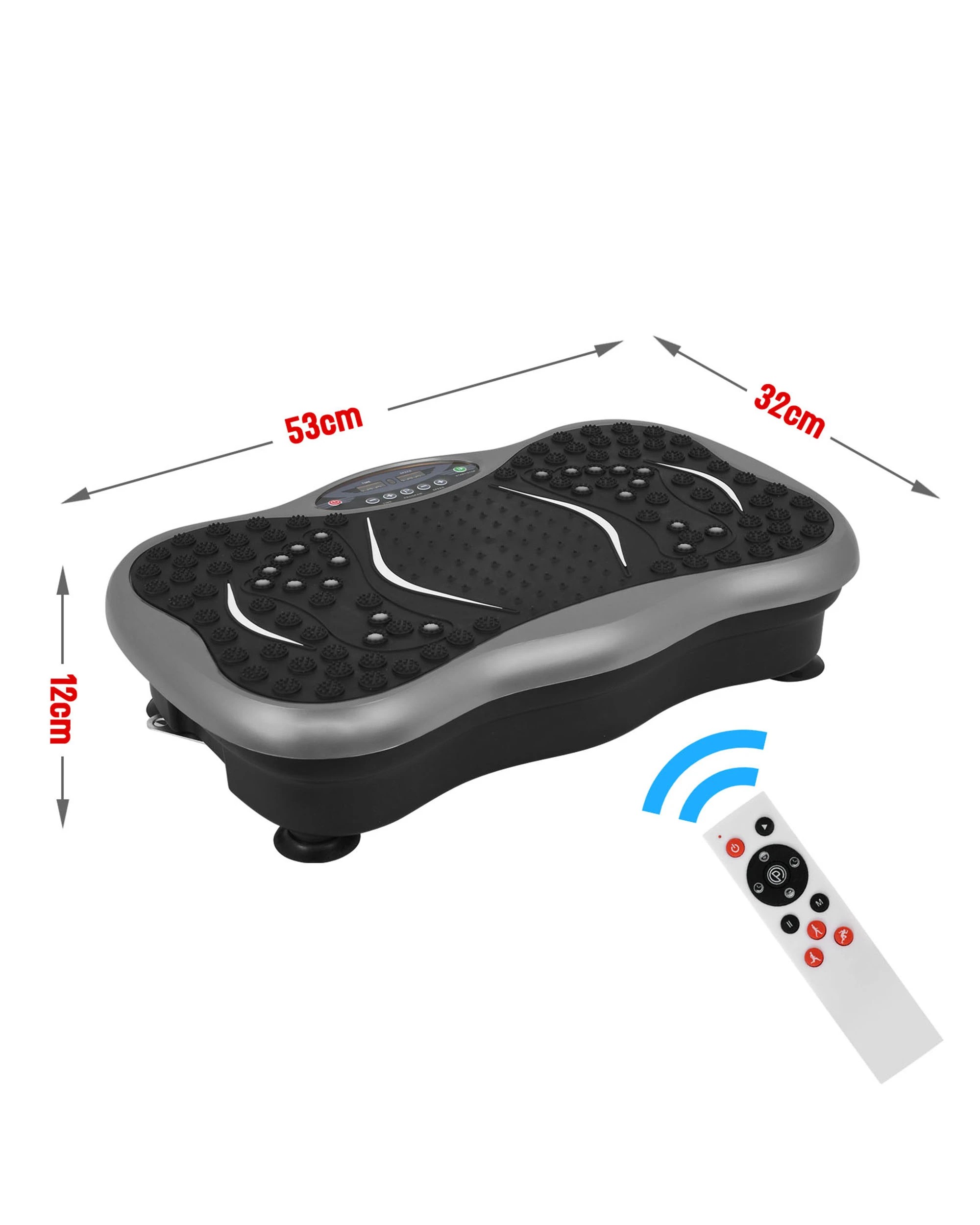7 Advwin Vibration Plate Exercise Machine Gym Home Grey, 7 of 7