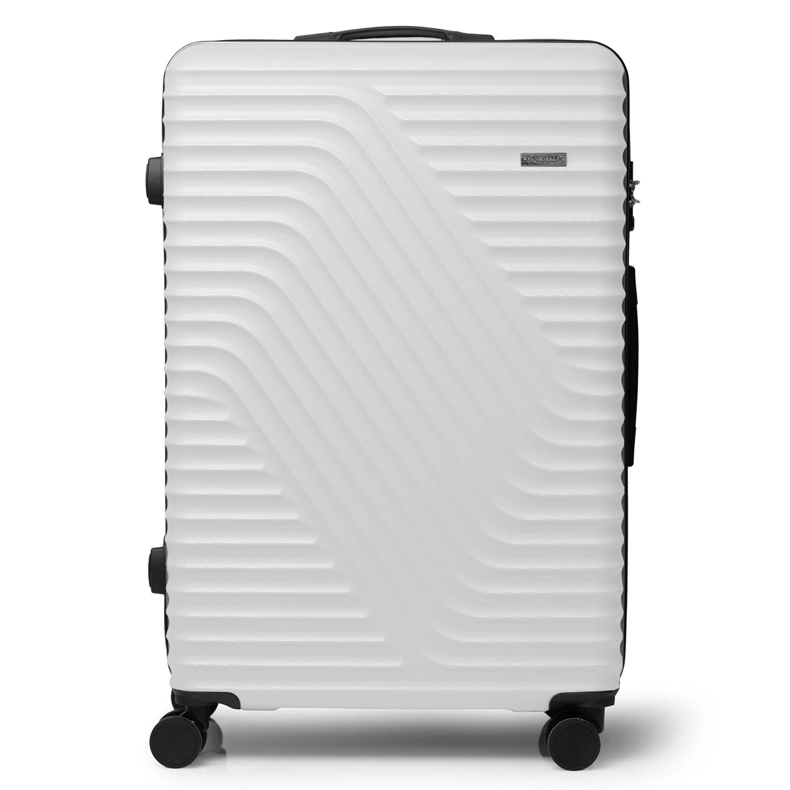 4 Milano Décor Atlantis Luggage 3 Piece Set TSA Lock Luxury Hard Case Travel Suitcase - White, 4 of 9
