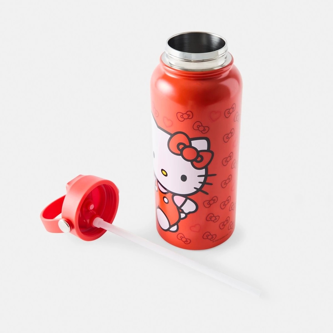 4 946ml Red Hello Kitty Stainless Steel Cylinder Drink Bottle, 4 of 5