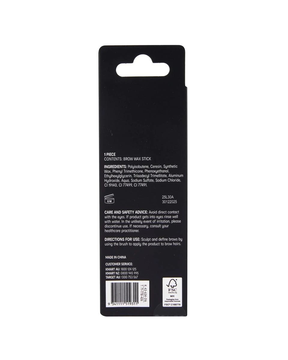 6 OXX Cosmetics Brow Wax Stick with Styler Brush, 6 of 6
