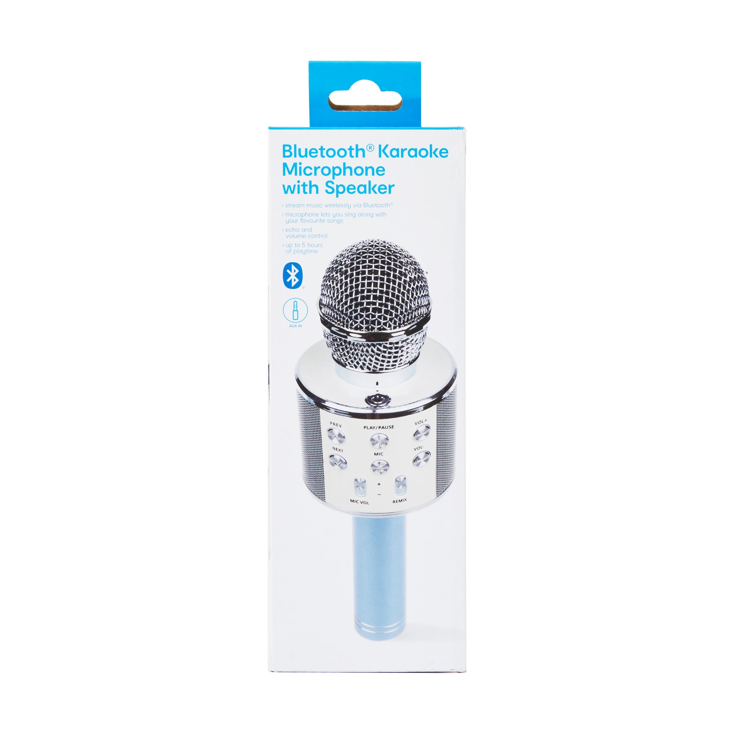 9 Karaoke Bluetooth Microphone - Blue, 9 of 9