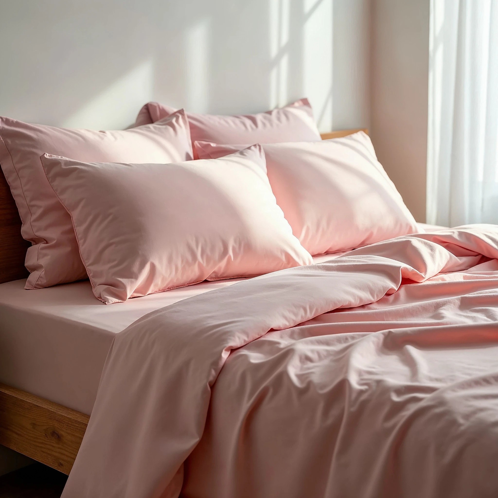 7 Royal Comfort 1200TC Sheet Set 4 Piece Ultra Soft Touch Bedding - King Bed - Pink, 7 of 8
