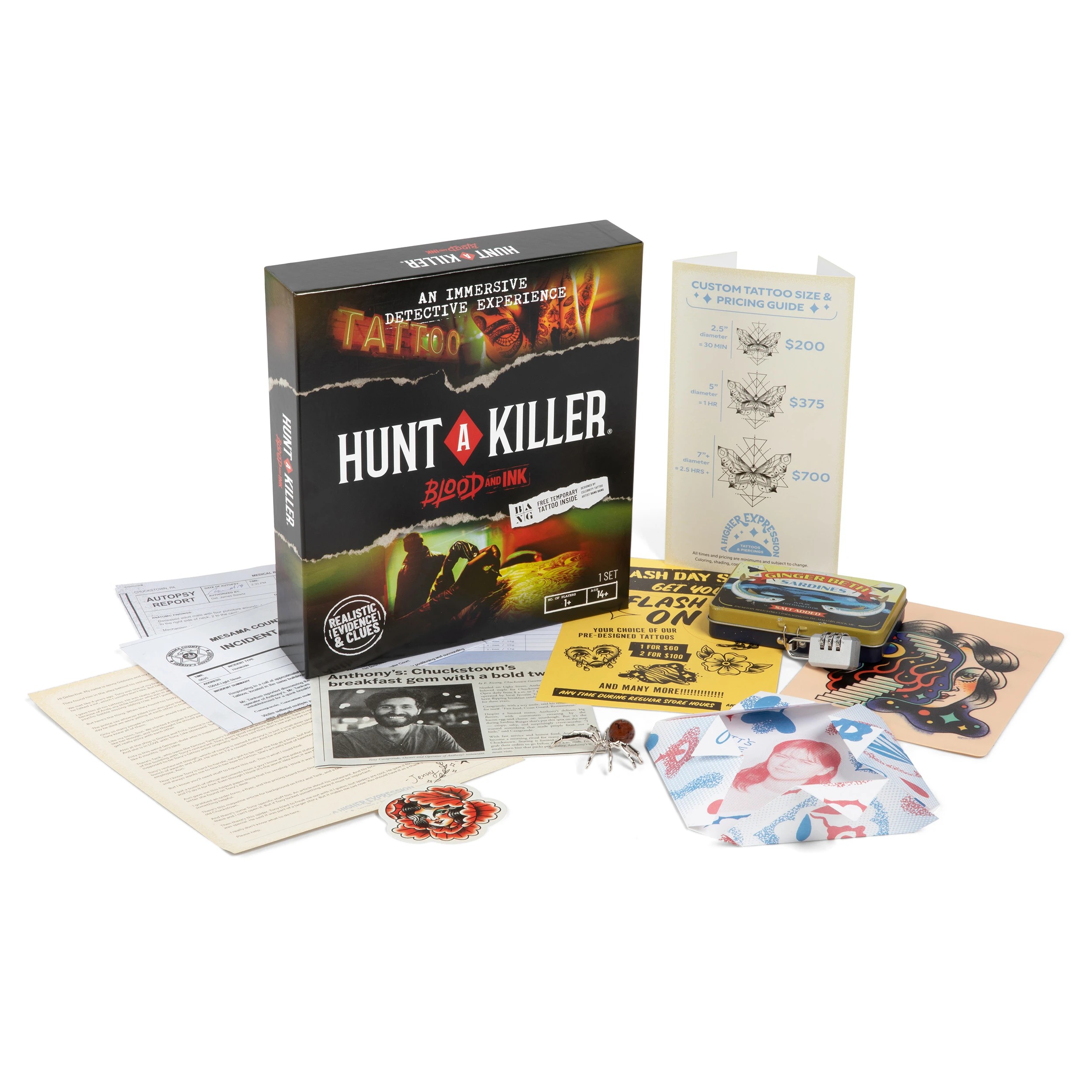 4 Hunter A Killer Murder Mystery Game - Assorted, 4 of 6