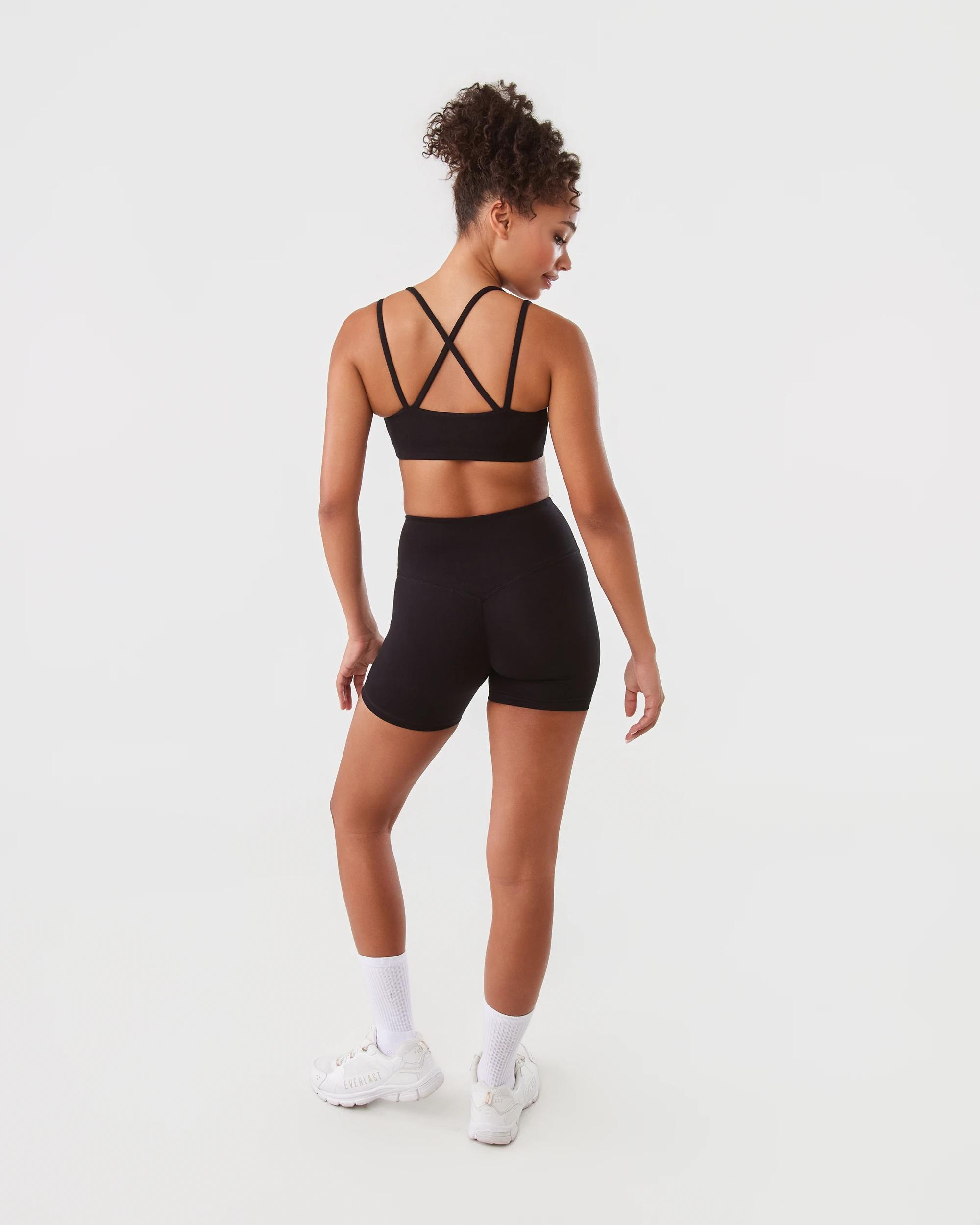 4 Everlast Womens Strappy Crop Top Black, 4 of 9