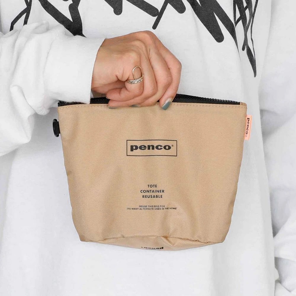 3 Penco Bucket Pouch Beige, 3 of 3
