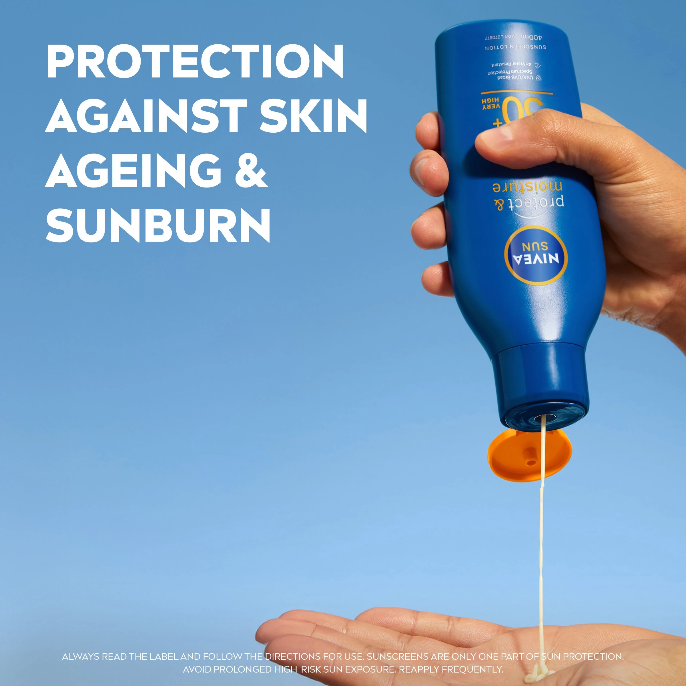 5 NIVEA Sun Protect & Moisture Moisture Lock SPF50+ Sunscreen Lotion 400ml, 5 of 8
