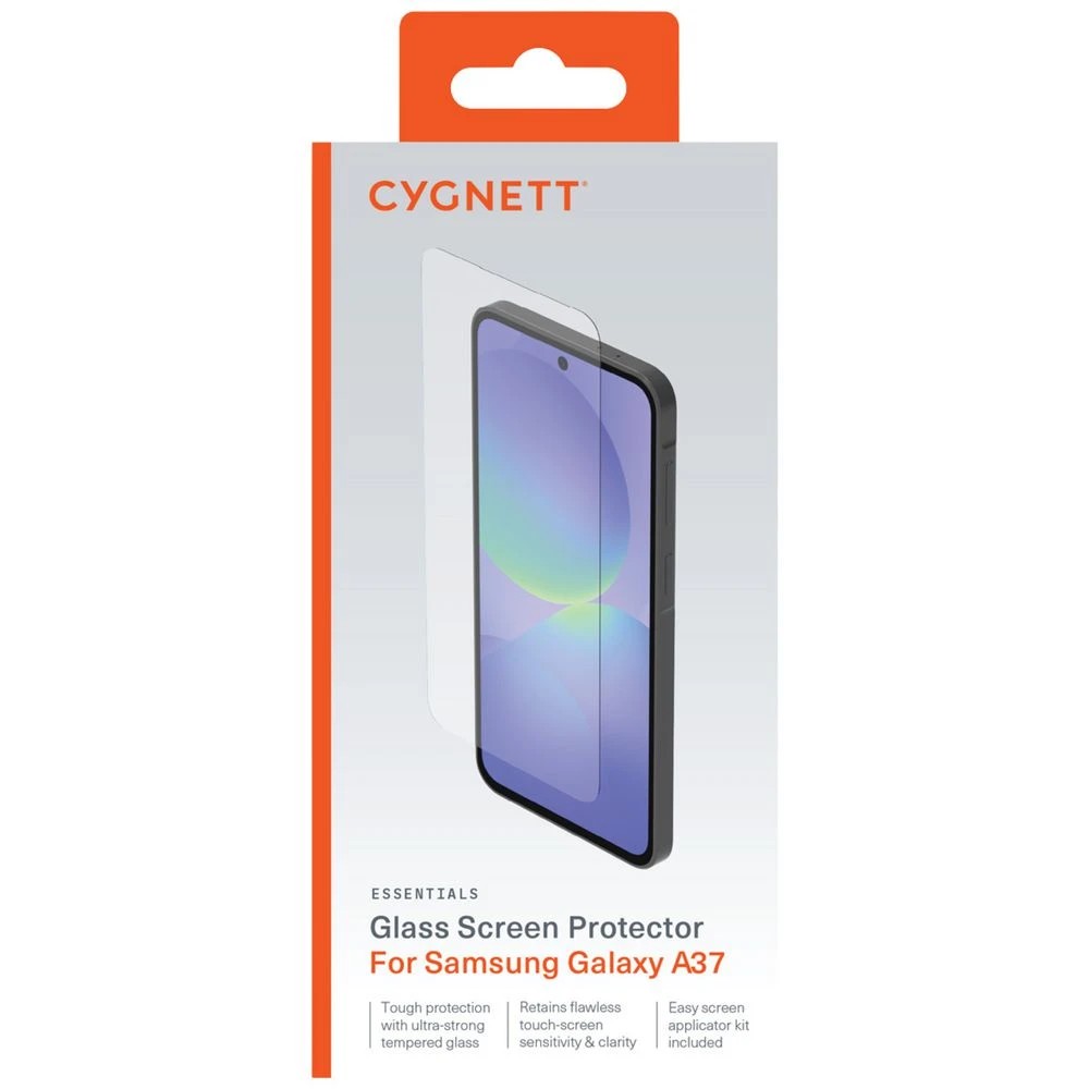 6 Cygnett Essentials Samsung Galaxy A37 Glass Screen Protector, 6 of 6