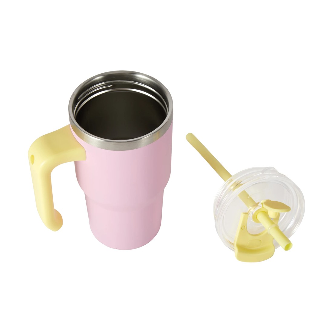 3 600ml Pink Tumbler with Handle, 3 of 8