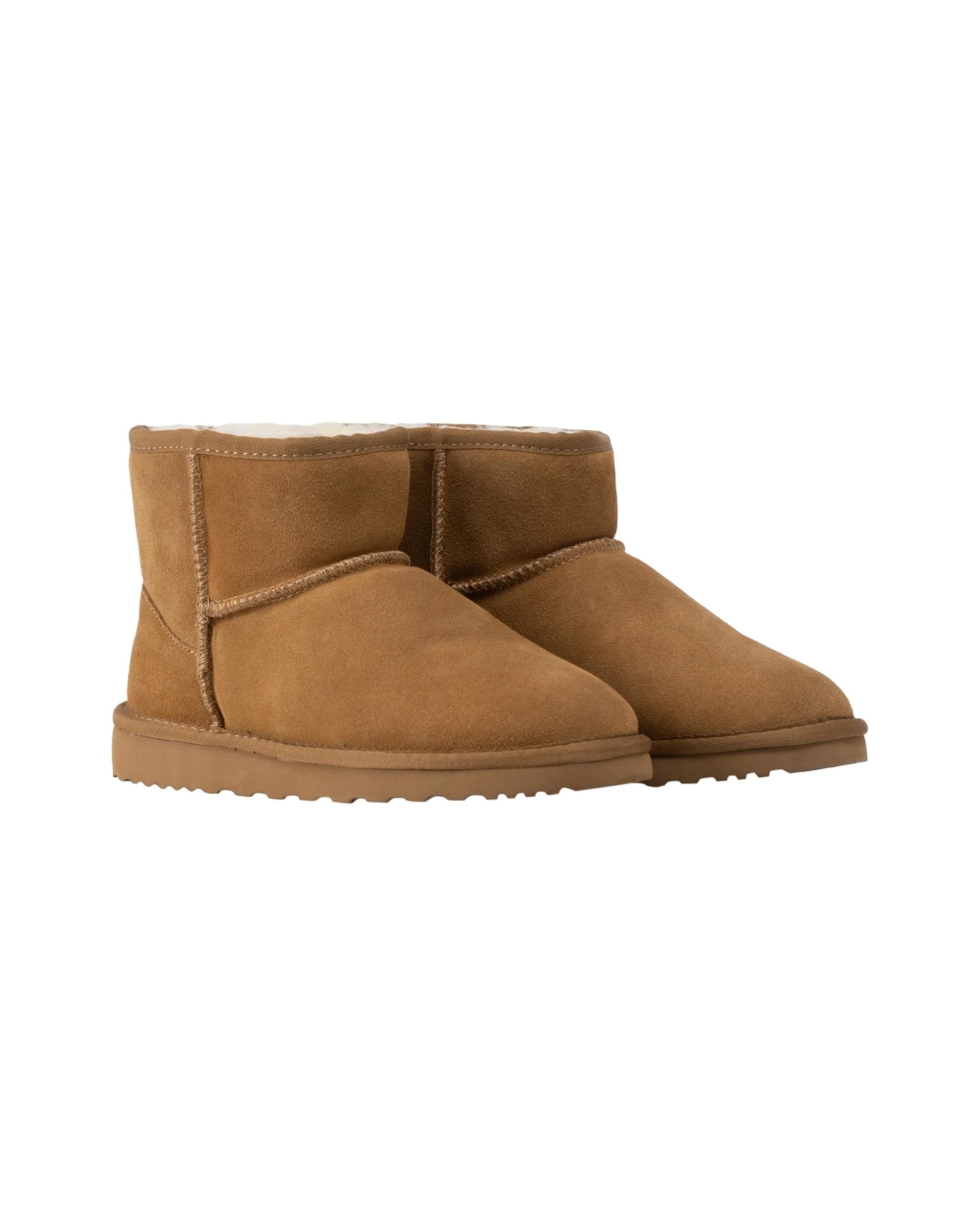 3 AUS WOOLI Short Sheepskin Ankle UGG Boots CAMEL, 3 of 7