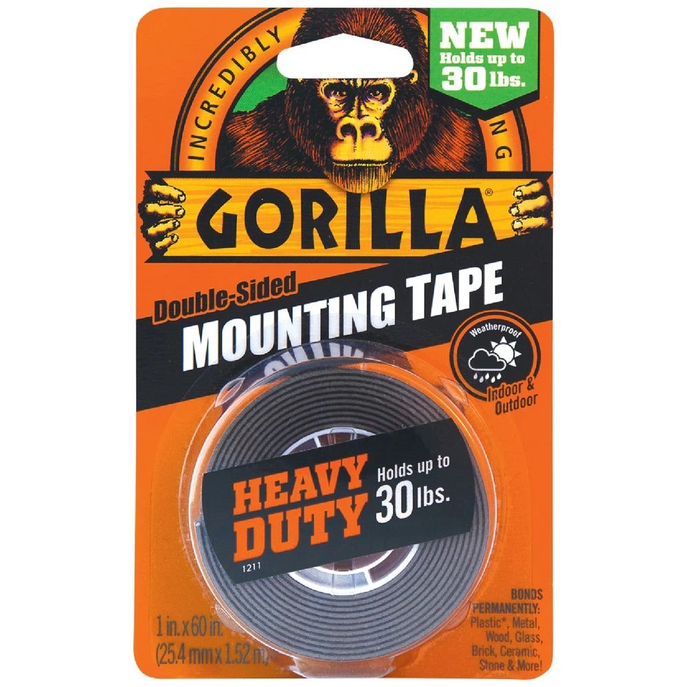 1 Gorilla Heavy Duty Mounting Tape 1.5m., 1 of 8