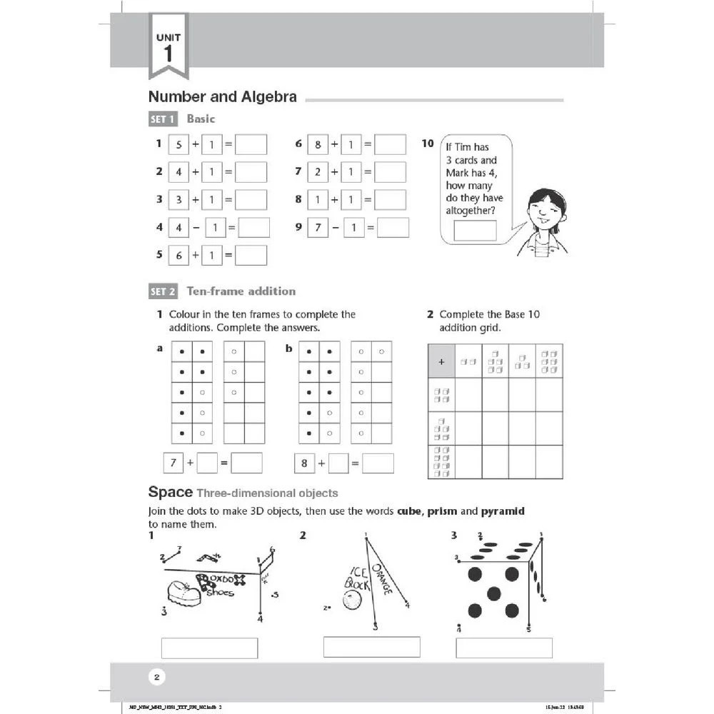 2 Oxford Maths Plus NSW Syllabus Mentals and Homework Book 2, 2 of 3