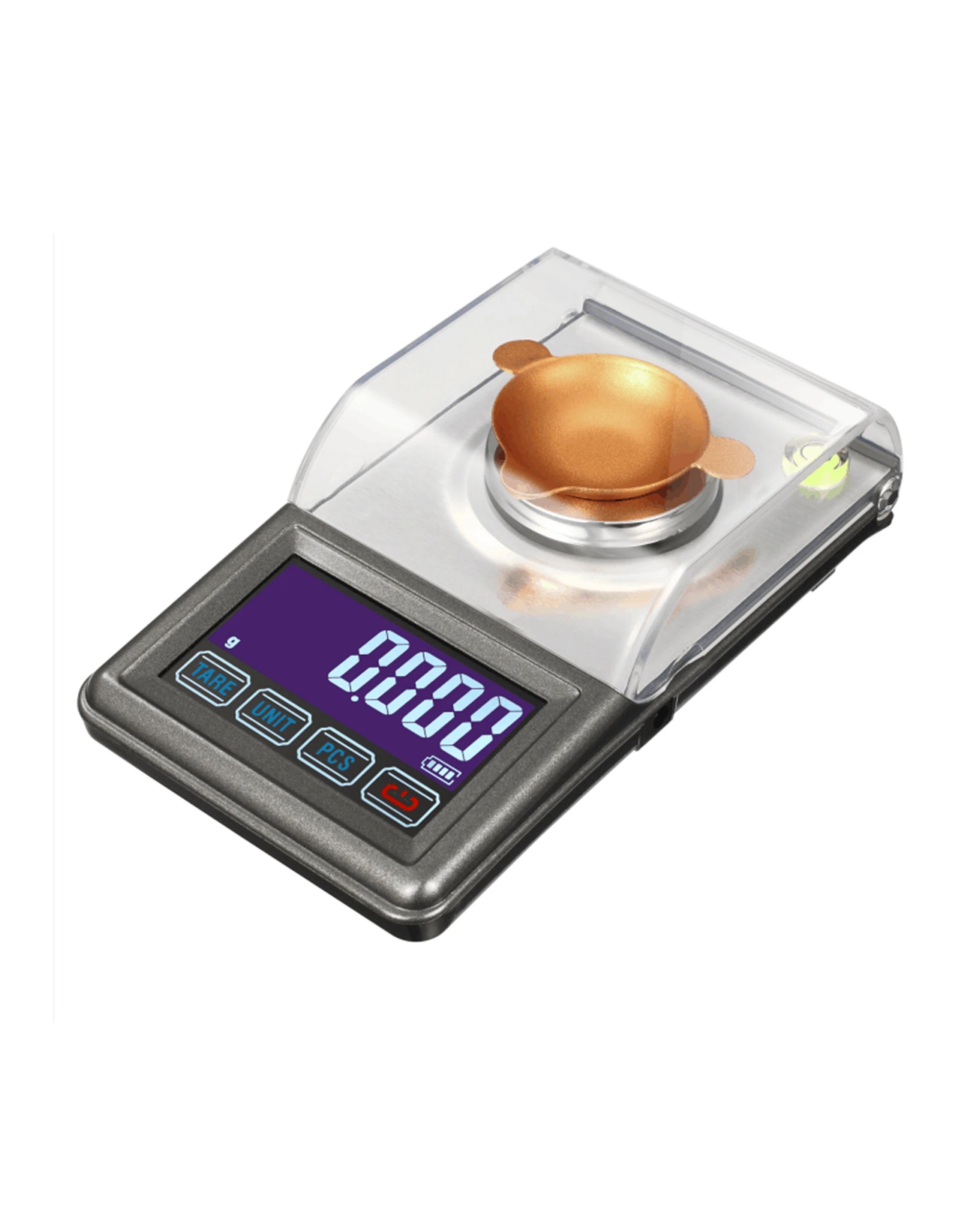 1 TODO 50G Digital Scale Stainless Steel Backlit Lcd 0.001G Graduation Precise Compact - Silver, 1 of 3
