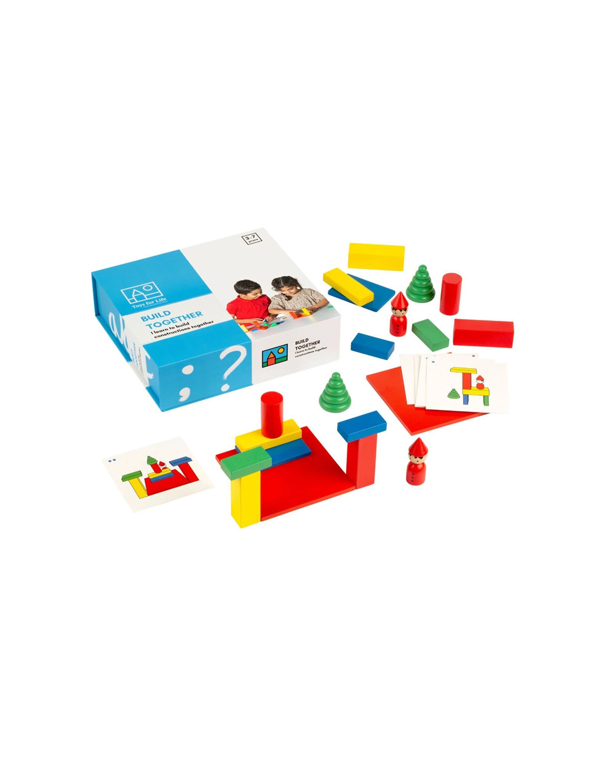 1 TFL Build Together Building Collaborative Play Toy 8Pc Educational Blocks - Multi, 1 of 3