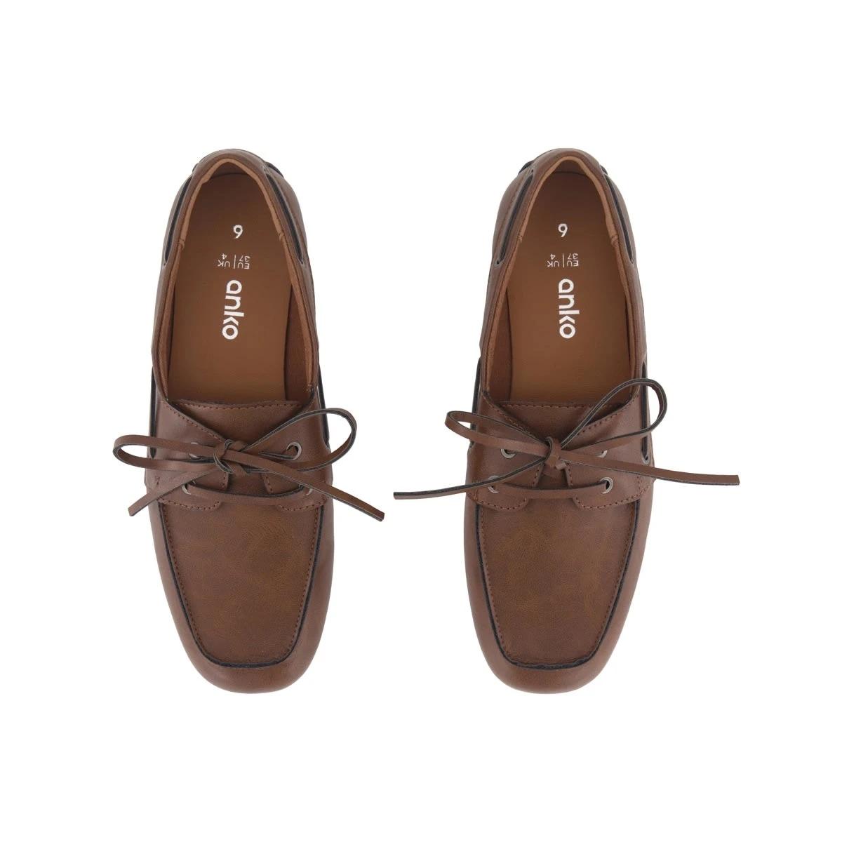 2 Boat Shoe Flats DARKER TAN, 2 of 3
