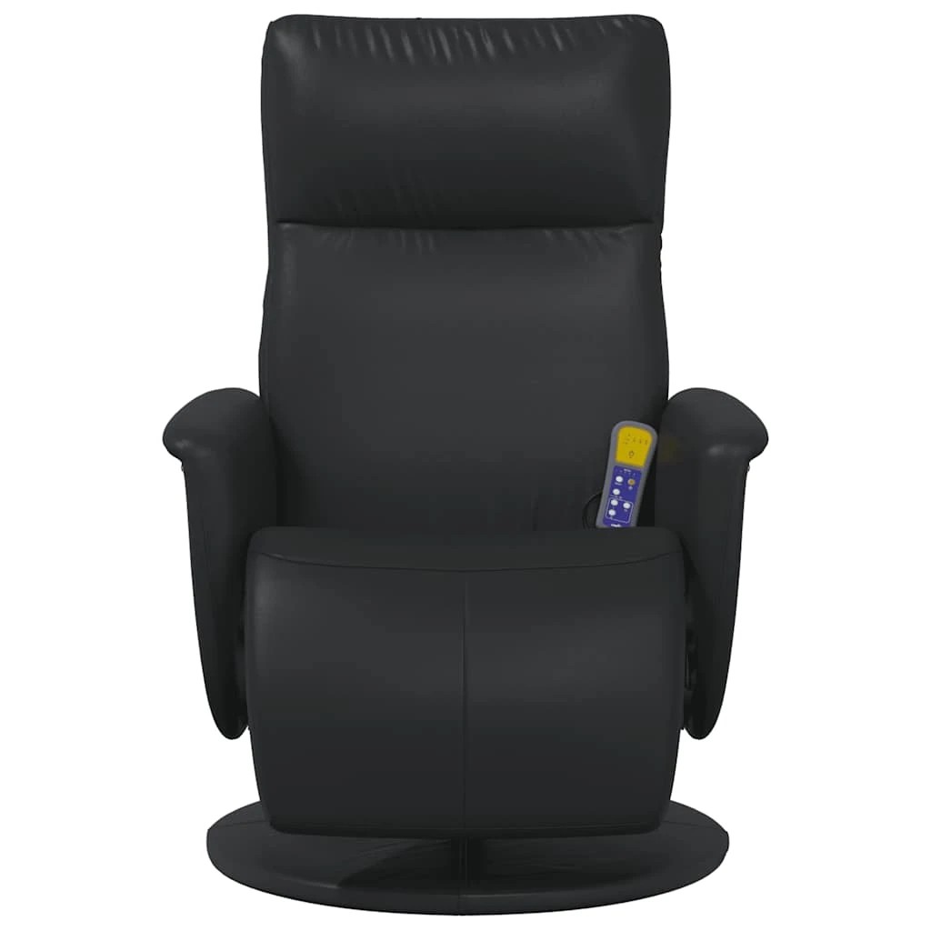 5 vidaXL massage recliner chair Adjustable Armrests - Black, 5 of 9