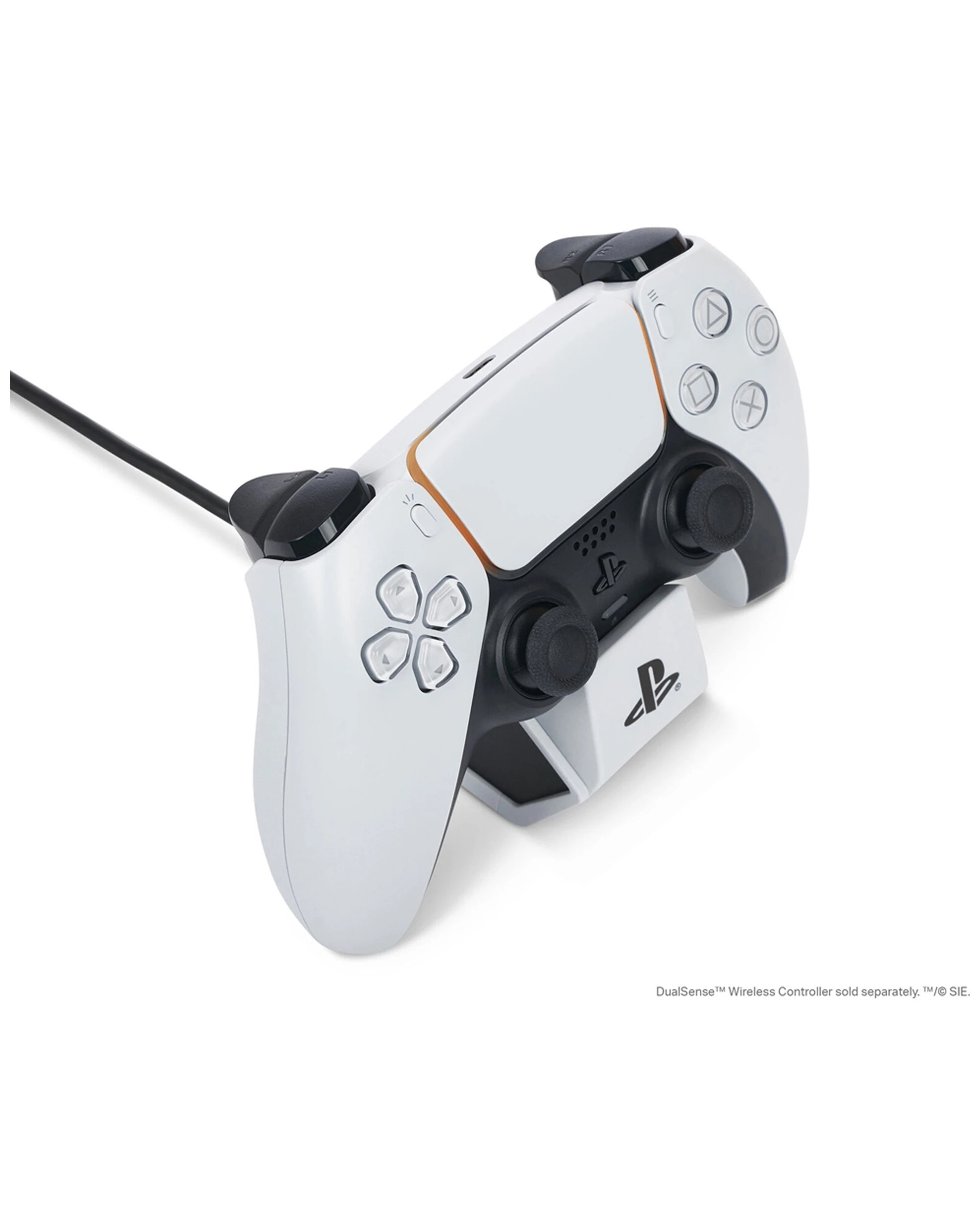 2 Powera Ps5 Solo Gaming Dualsense Wireless Controller Charger Station - White, 2 of 7