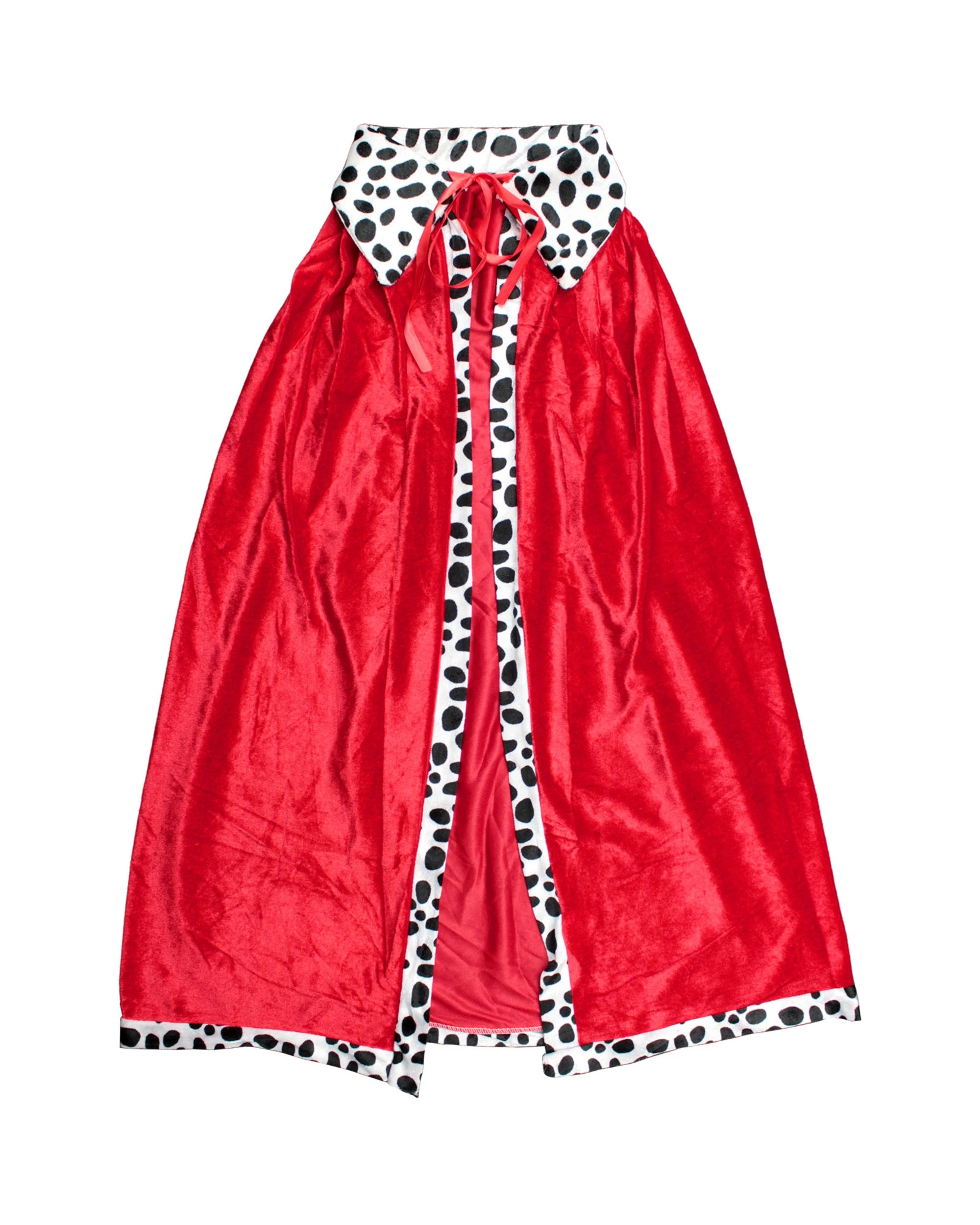 1 JD Party Kids Medieval King Cape - One Size - Red, 1 of 2