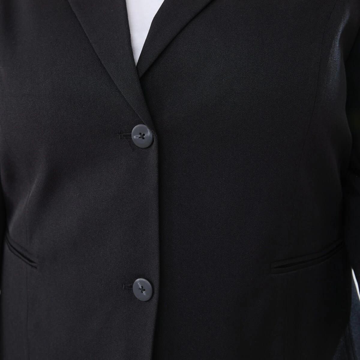 6 Curve Cuff Split Blazer BLACK, 6 of 6