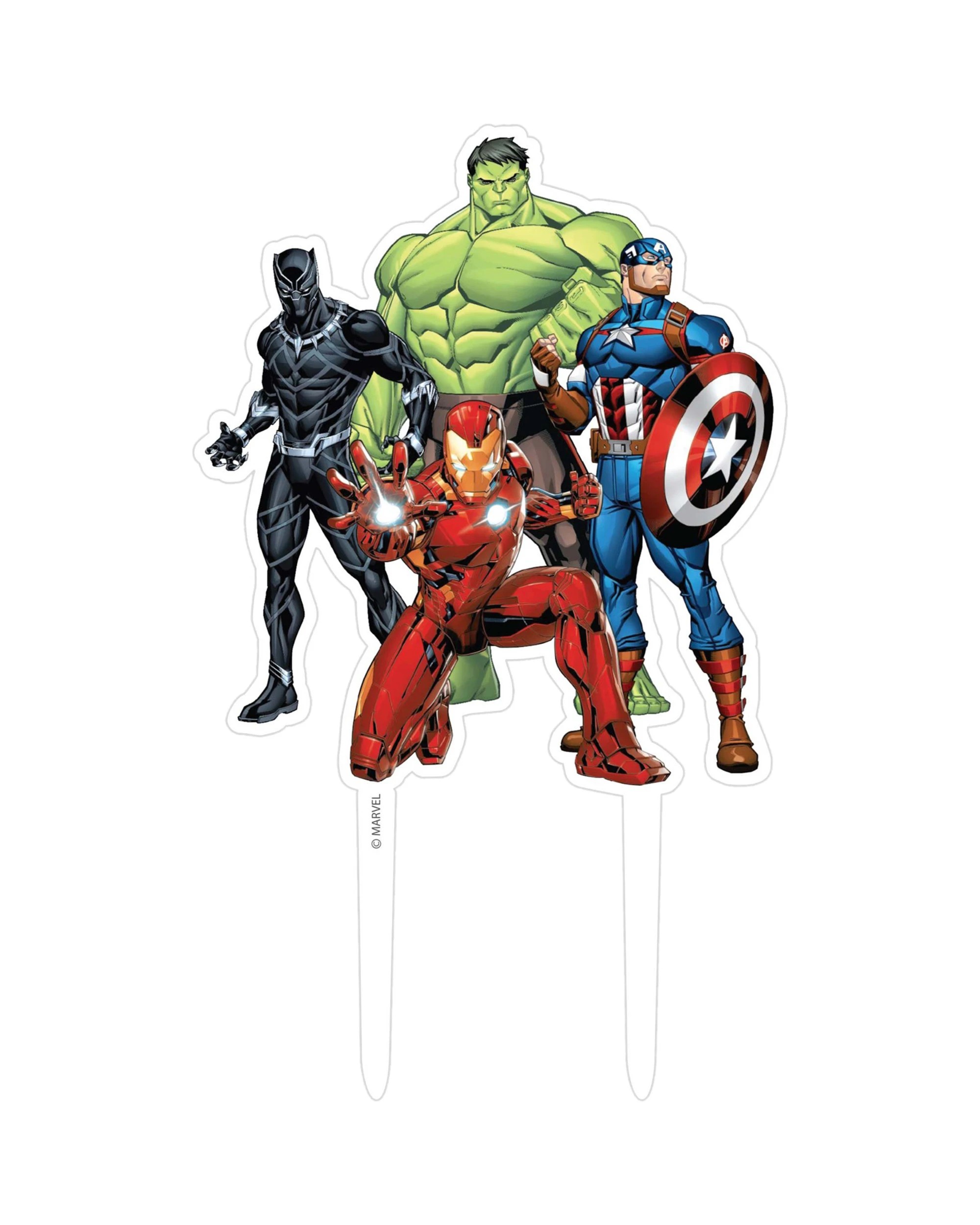 1 Marvel Marvel Avengers Acrylic Cake Topper, 1 of 2
