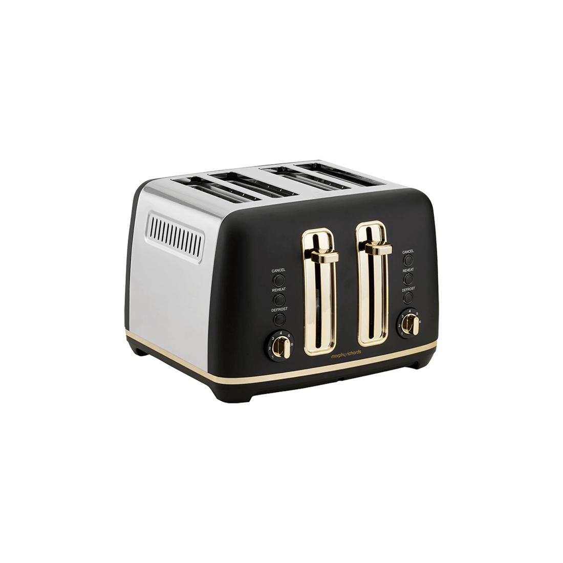 2 Morphy Richards Ascend Adjustable 4 Slice Toaster W/crumb Tray 2000w - black, 2 of 7