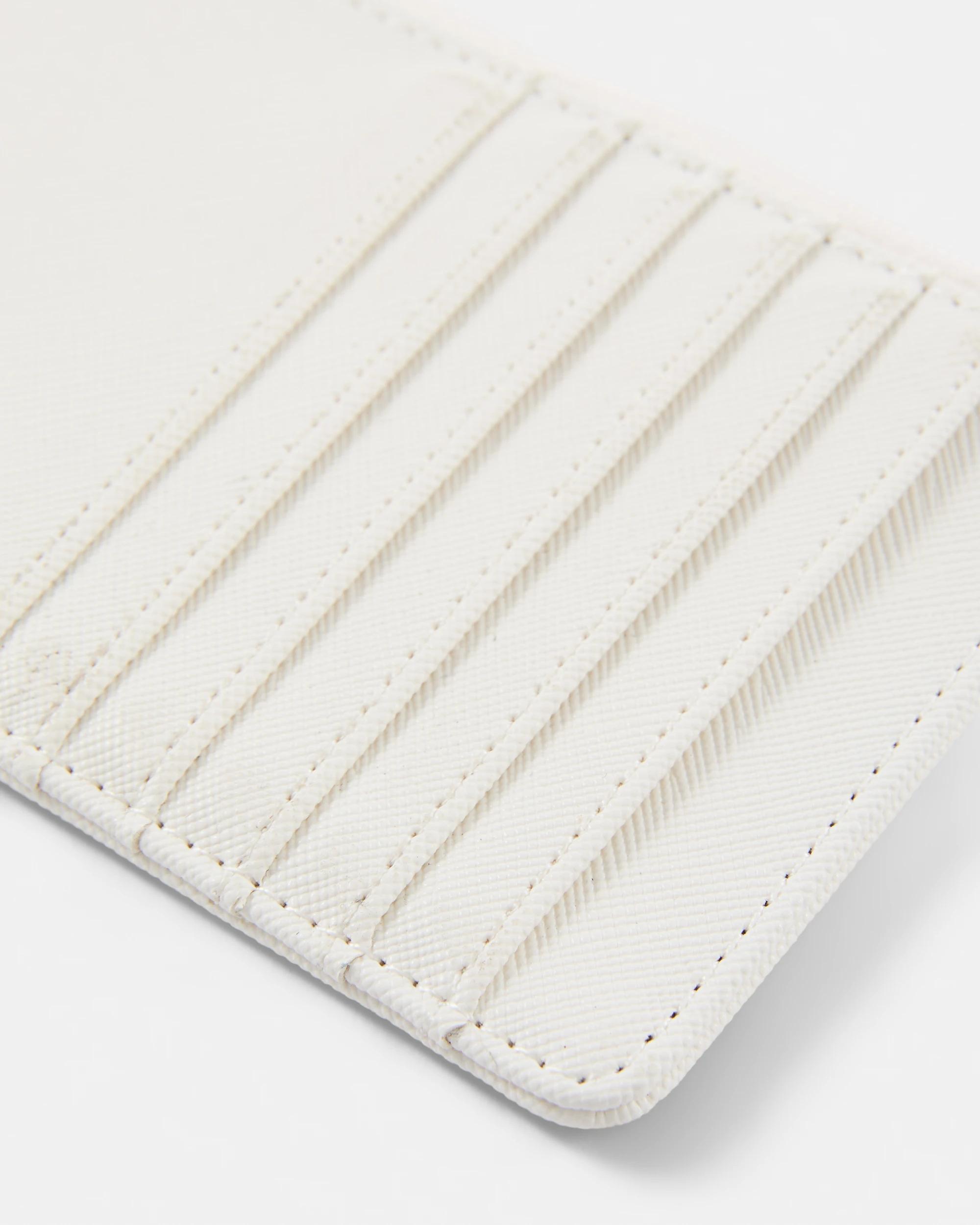 4 Zip Card Purse Fawn White, 4 of 4