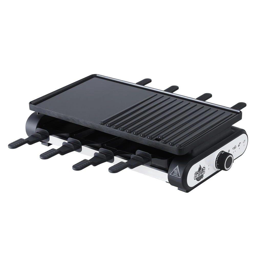 1 Grillz 1400W Electric BBQ Grill w/ 7 Cooking Pans - Multi, 1 of 6