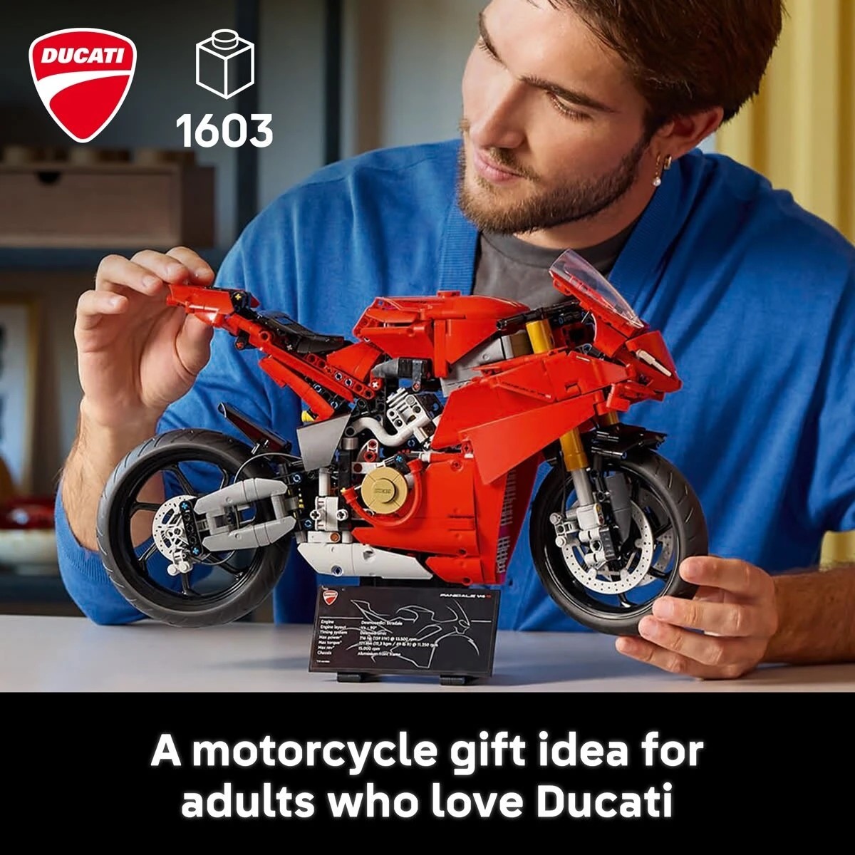 5 LEGO Technic Ducati Panigale V4 S Motorcycle 42202, 5 of 11