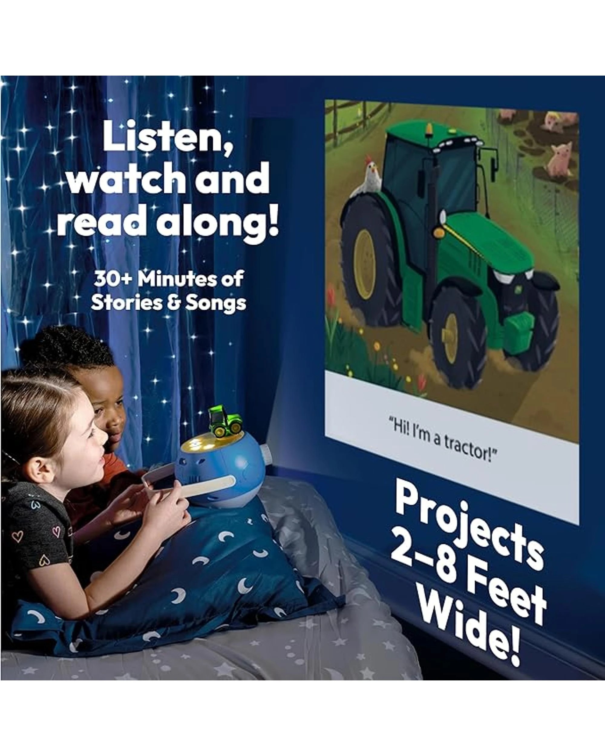 6 Luna Storytime Projector John Deere Tractor Content Character, 6 of 7