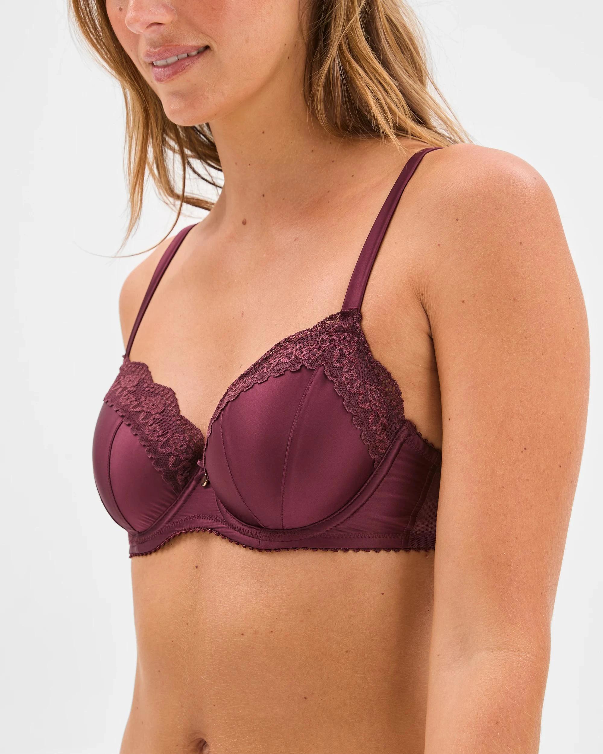 4 Target Woman Wren Co-Ords Balconette Bra WINETASTING, 4 of 5