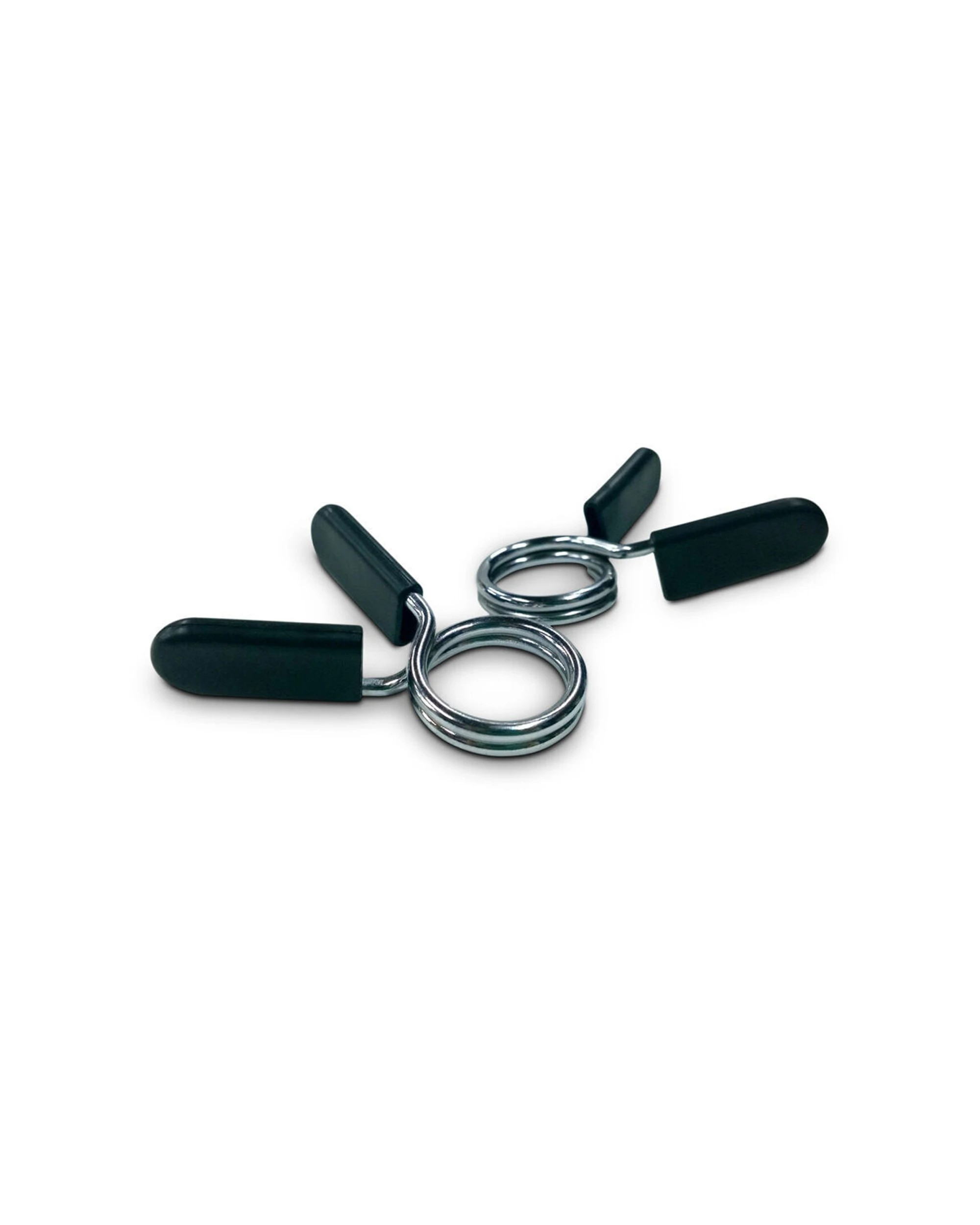 2 BODYWORX Standard Spring Collars For 28mm Weight Bars 6 Pack Home Gym Set - Black, 2 of 2
