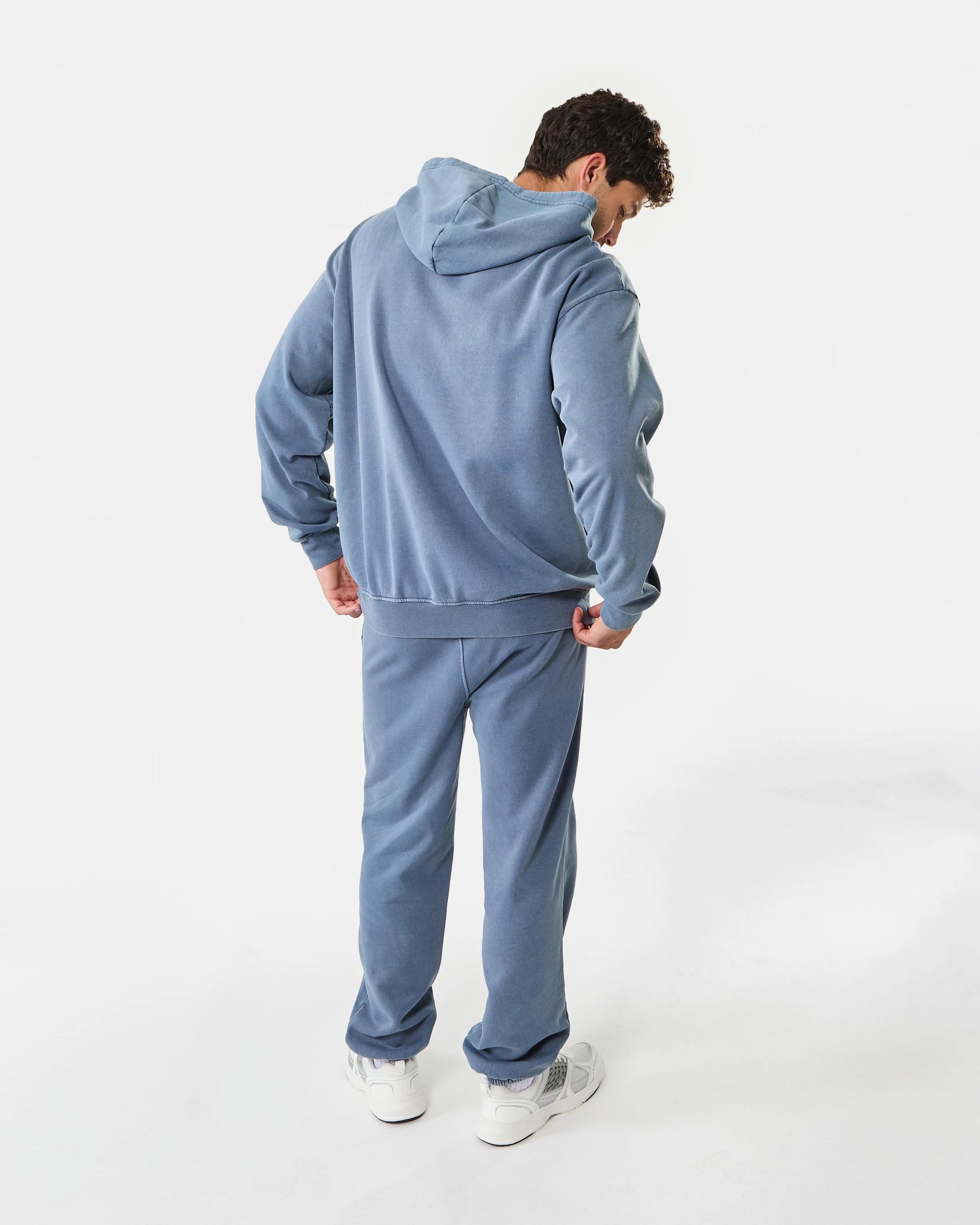 4 Garment Dyed Hoodie Chinablue, 4 of 10