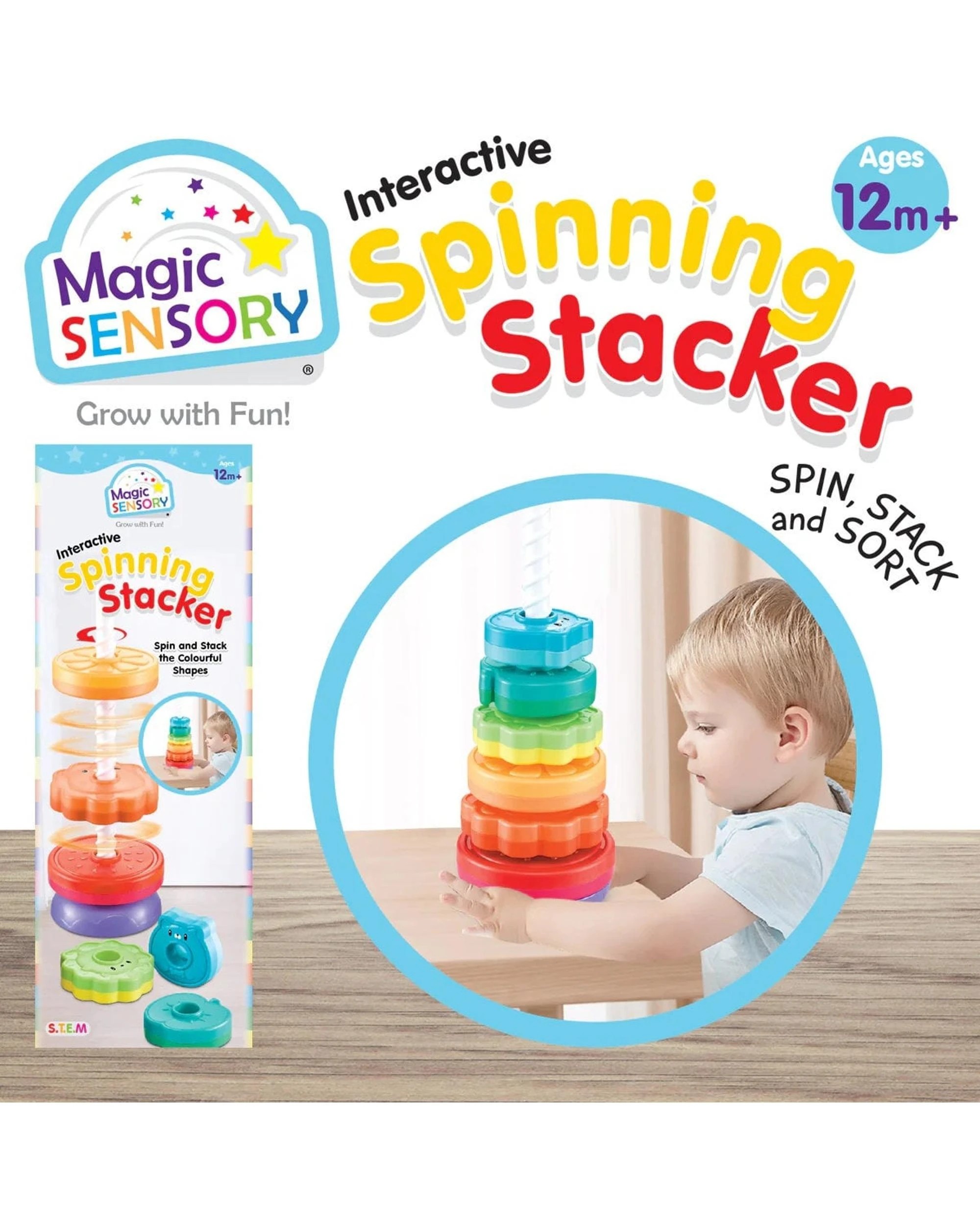 5 Magic Sensory Spinning Stacker, 5 of 7