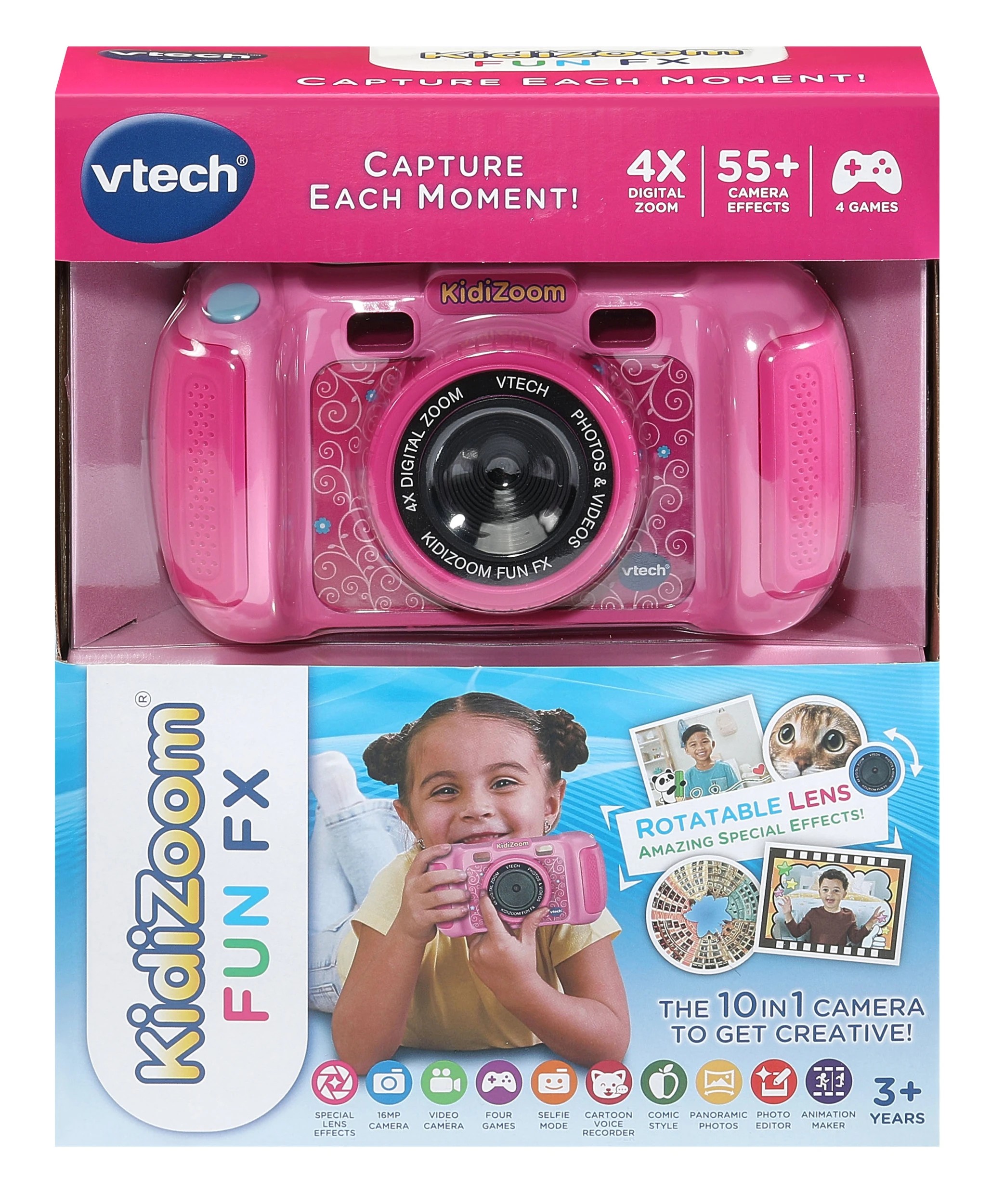1 VTech KidiZoom Fun FX Camera - Pink, 1 of 5
