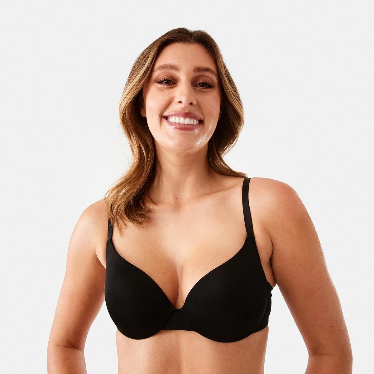 5 3 Pack Push-Up Bra ALMOND, WHITE, BLACK, 5 of 10