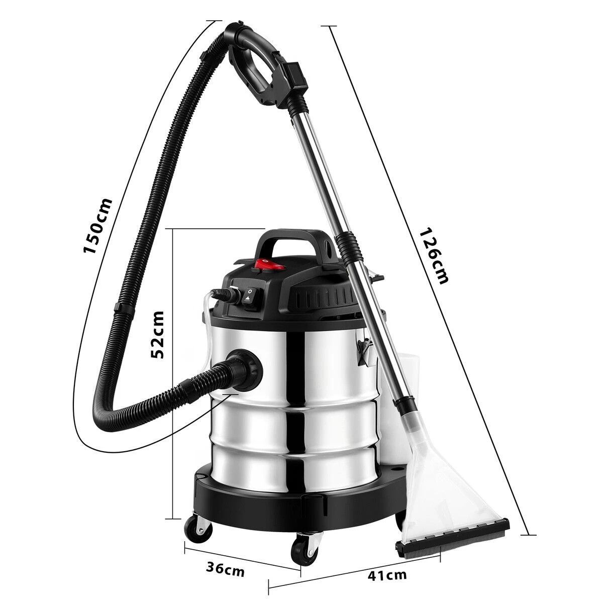 2 Ausway 5 In 1 Carpet Vacuum Cleaner Wet and Dry Vac Blower Cleaning Machine Portable, 2 of 4